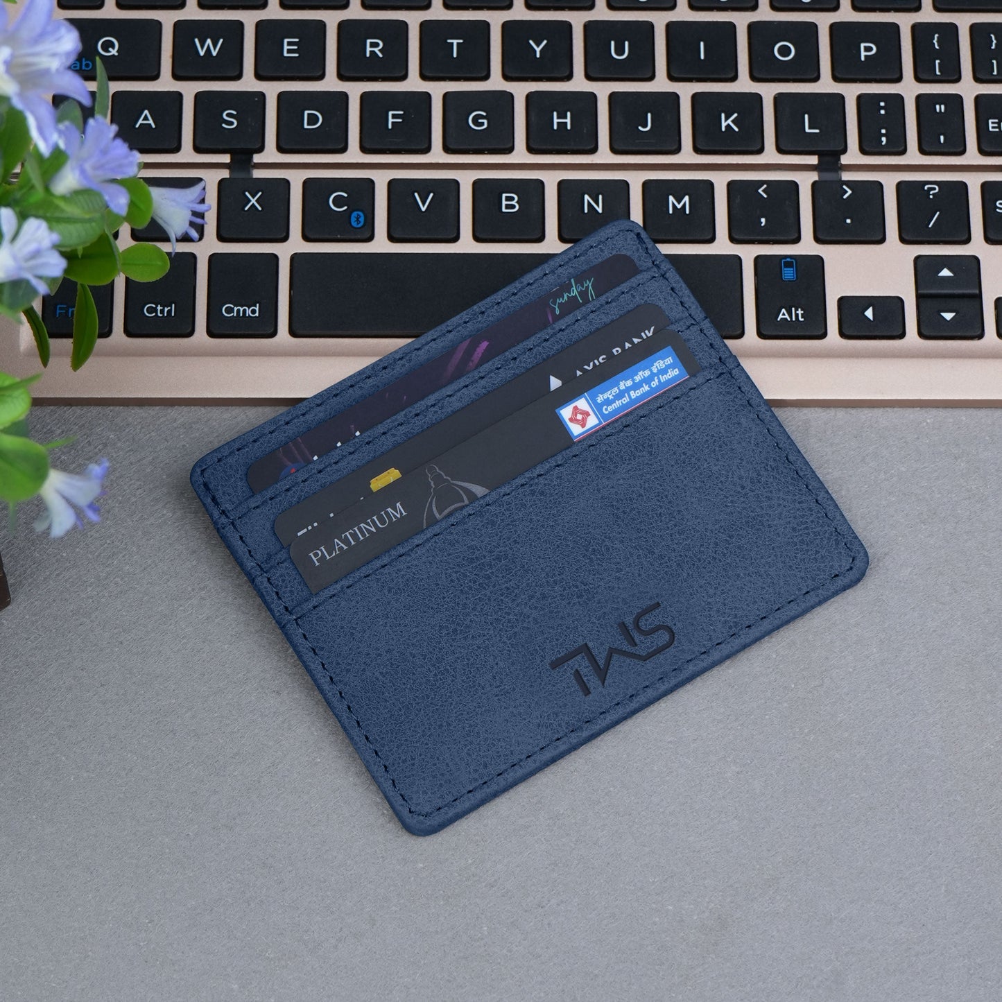 Minimalistic Suede Leather Cardholder