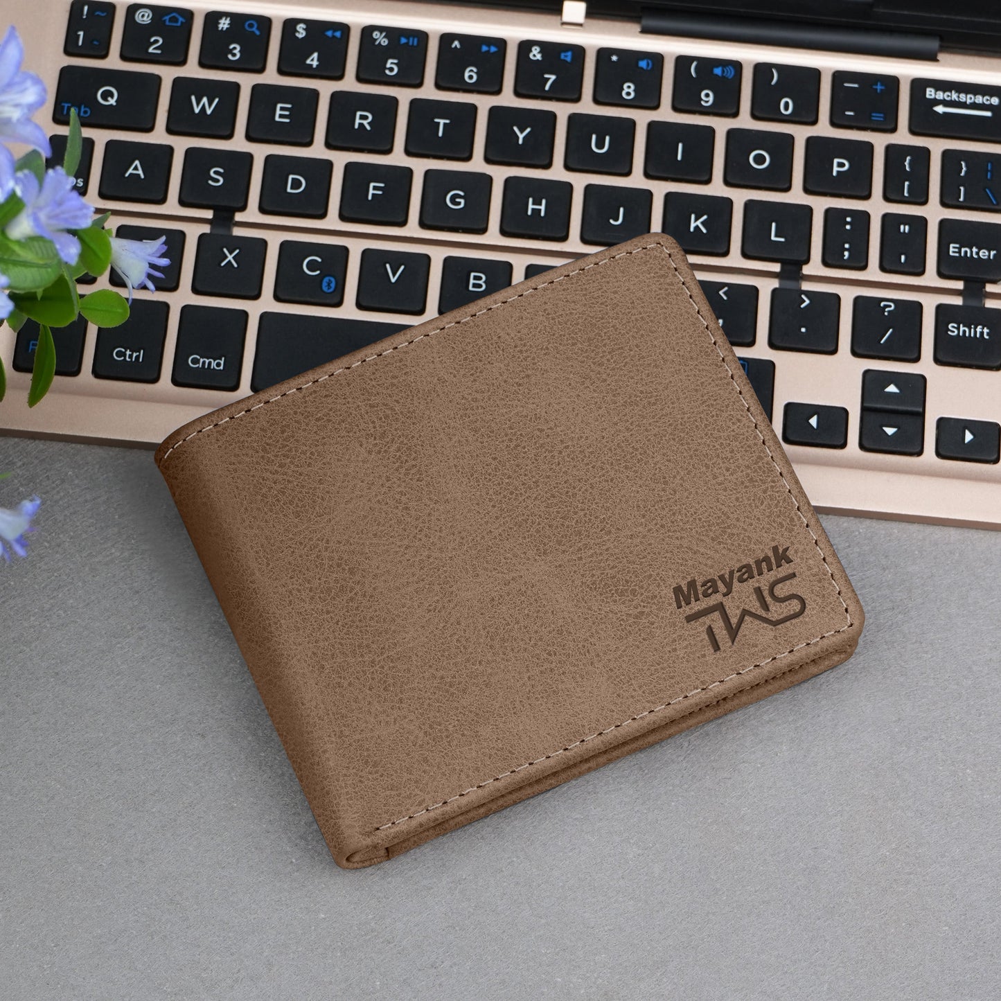 Regal Suede Leather Bi-Fold Wallet