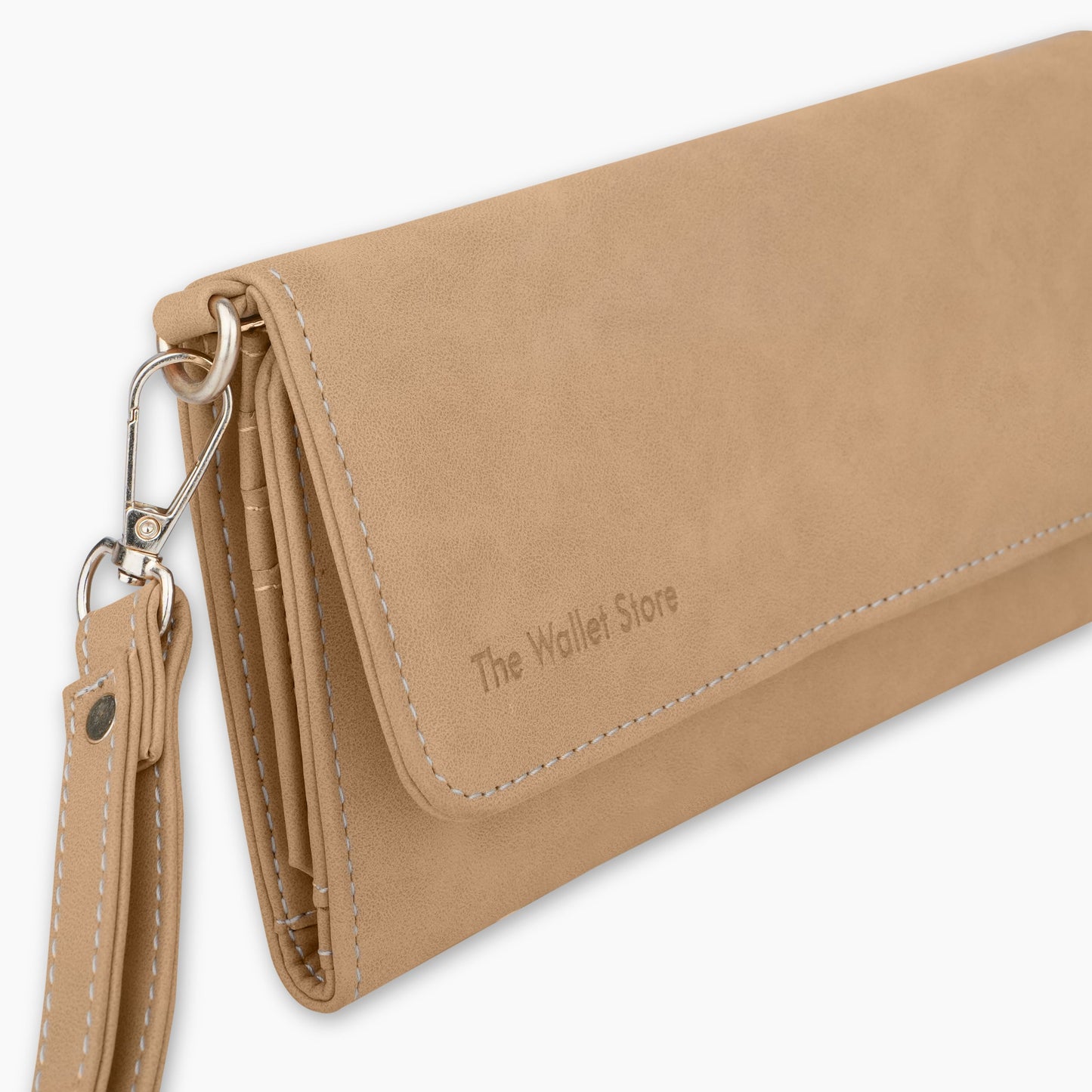 Personalized Suede Leather Clutch For Women
