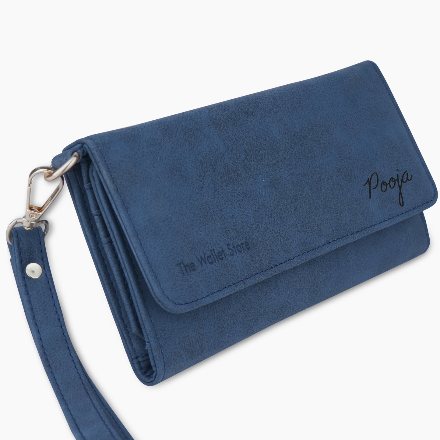 Personalized Suede Leather Clutch For Women