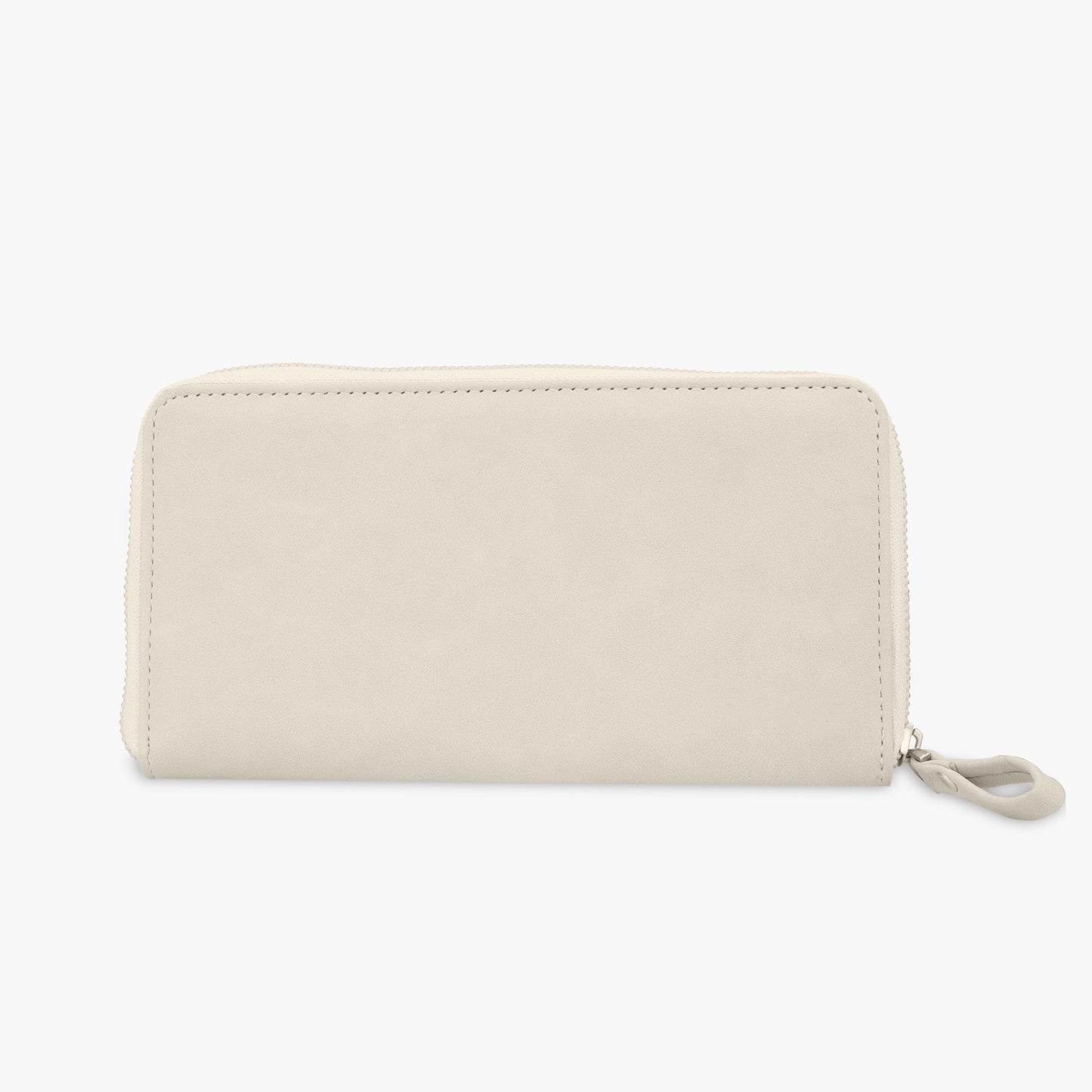 Personalized Suede Leather Zipper Clutch For Her