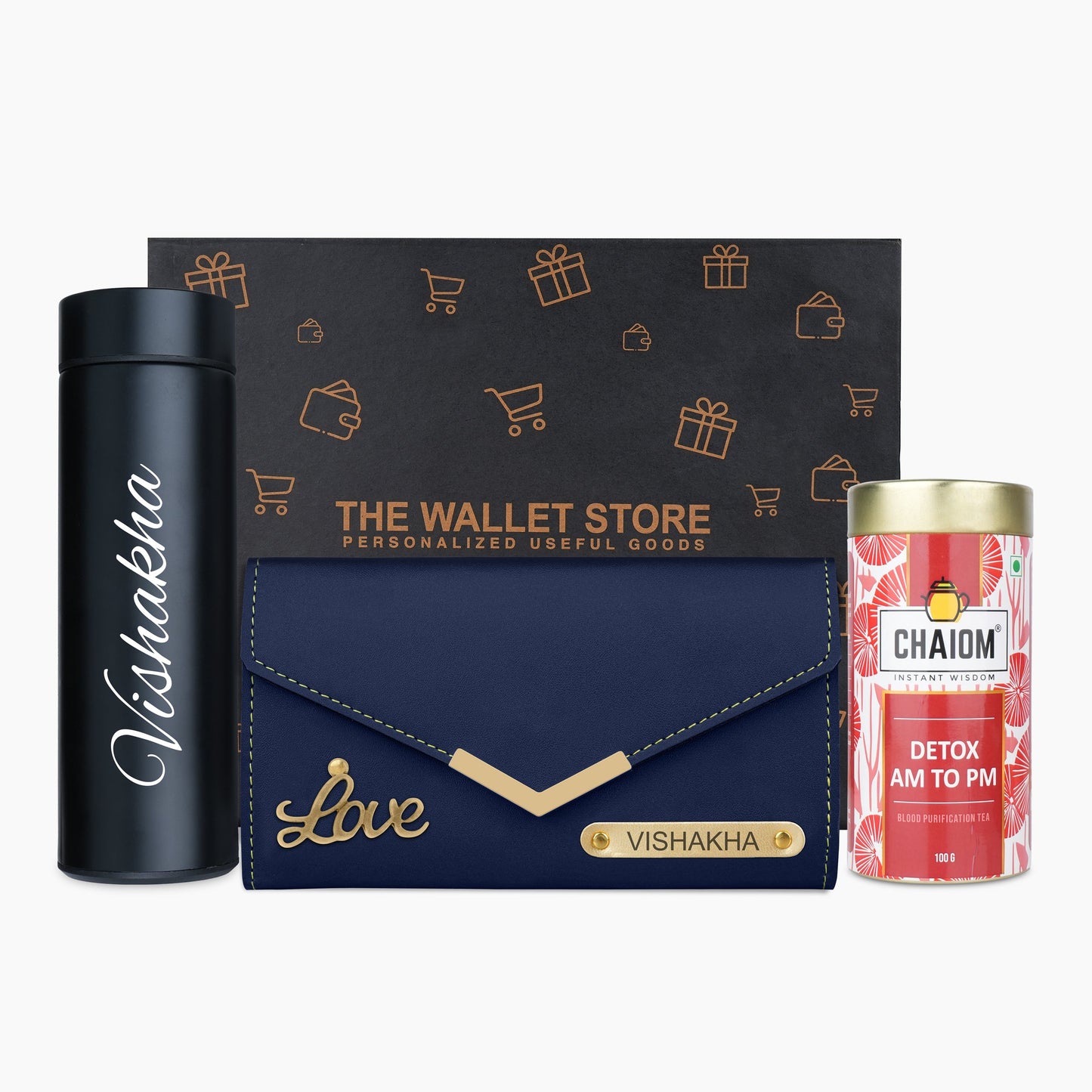 Personalized Bliss Trio Gift Set For Her