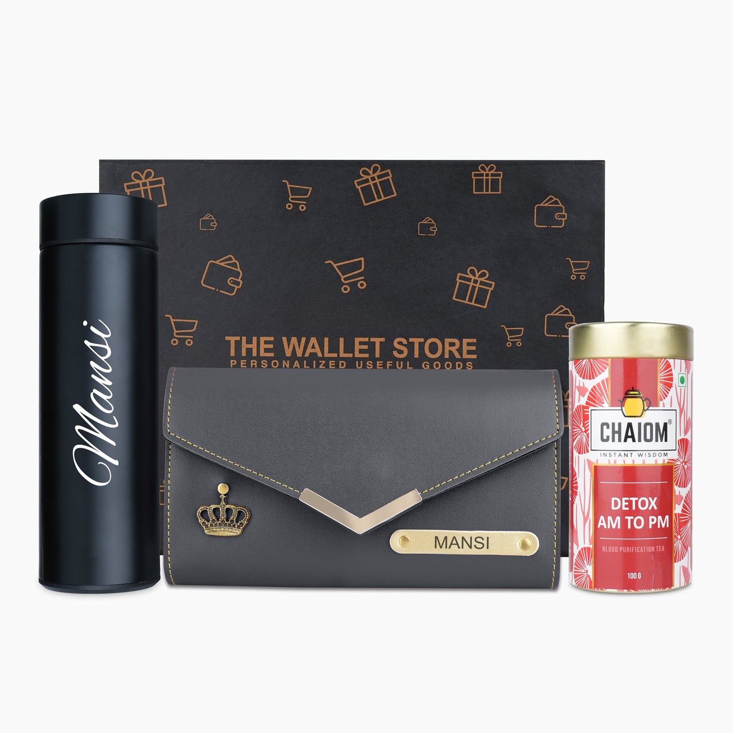 Personalized Bliss Trio Gift Set For Her