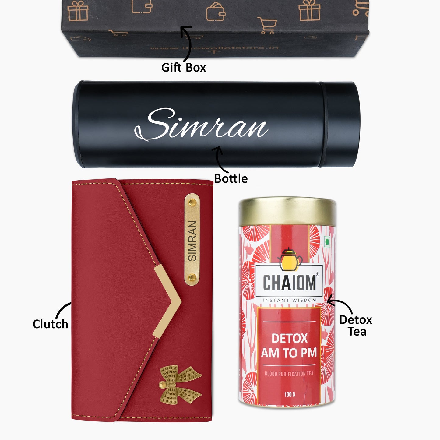 Personalized Bliss Trio Gift Set For Her