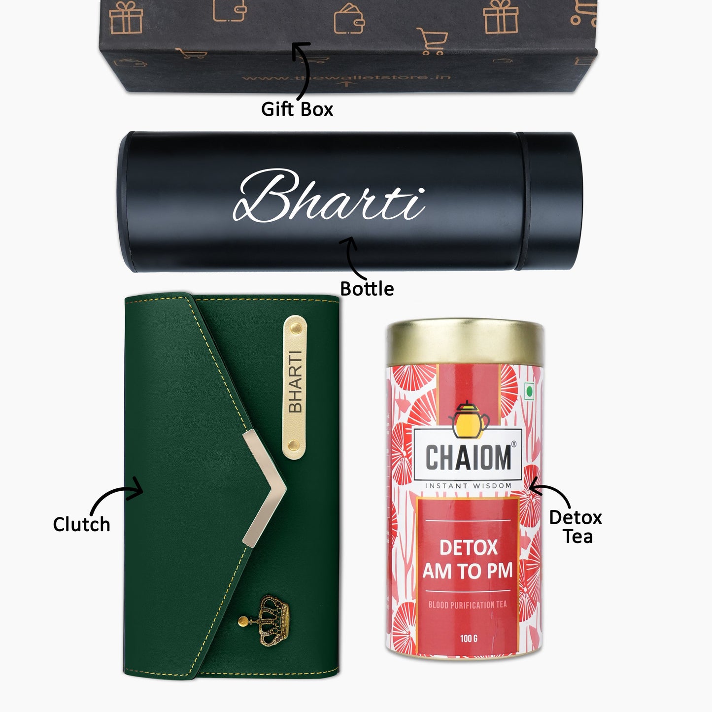 Personalized Bliss Trio Gift Set For Her