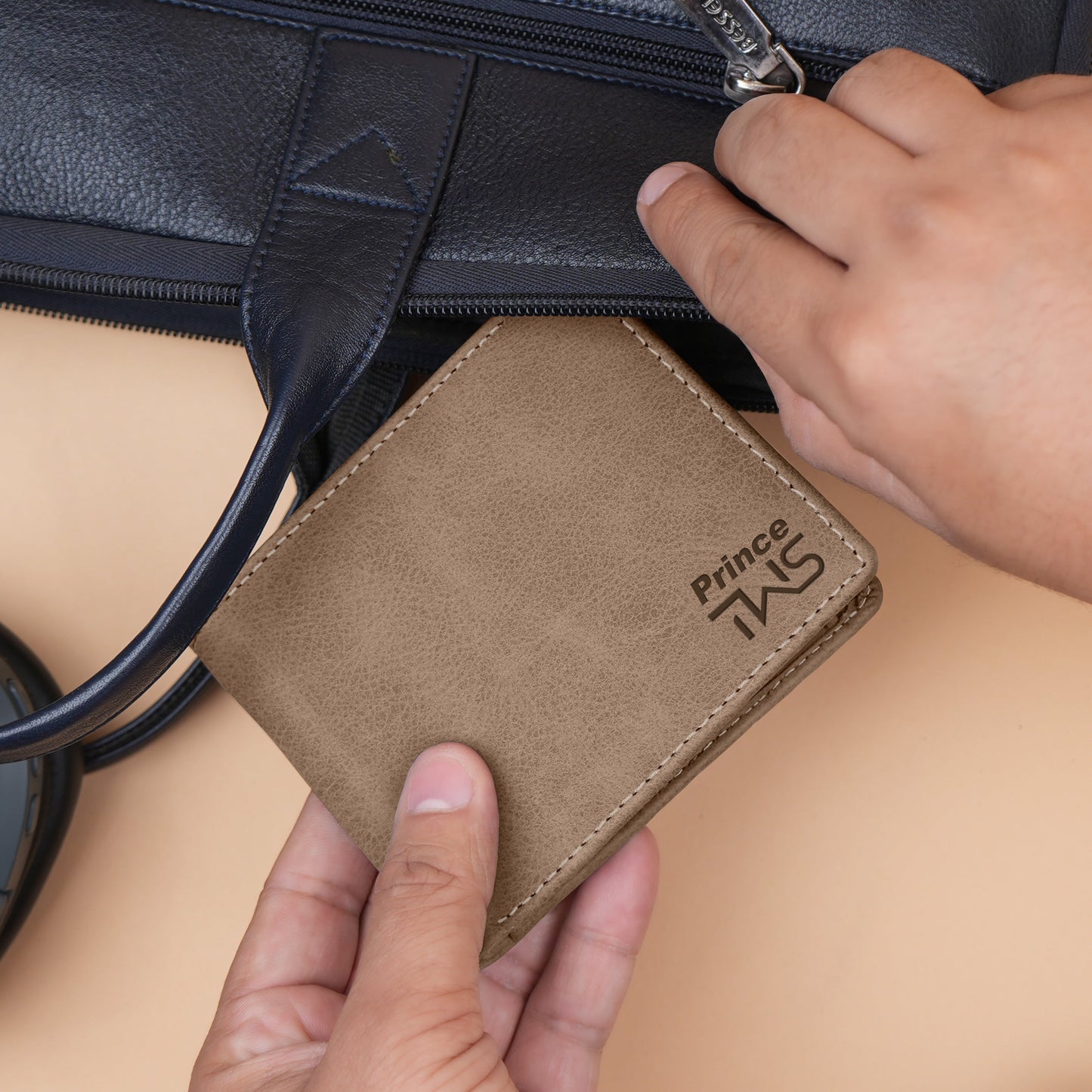 Regal Suede Leather Bi-Fold Wallet