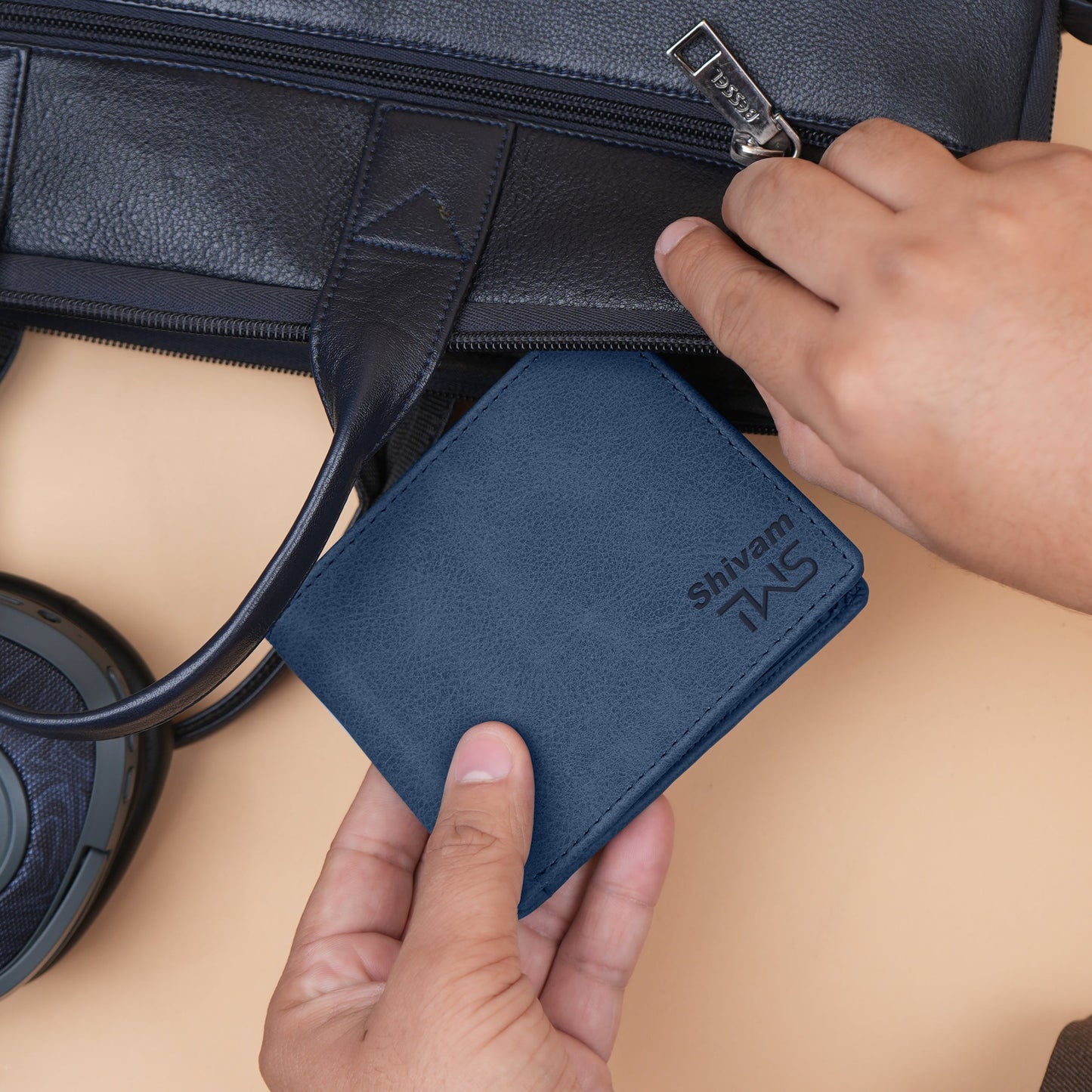 Regal Suede Leather Bi-Fold Wallet