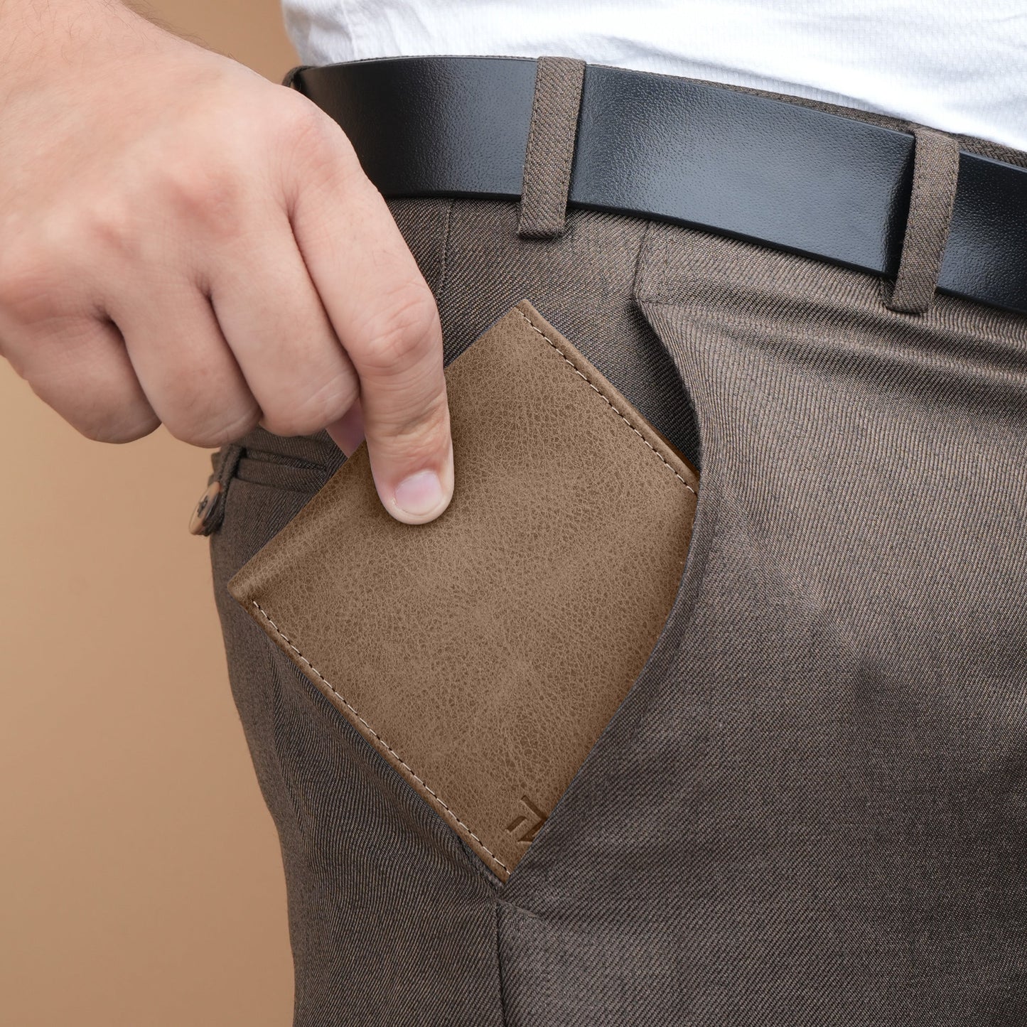 Elegance Bi-Fold Suede Leather Wallet