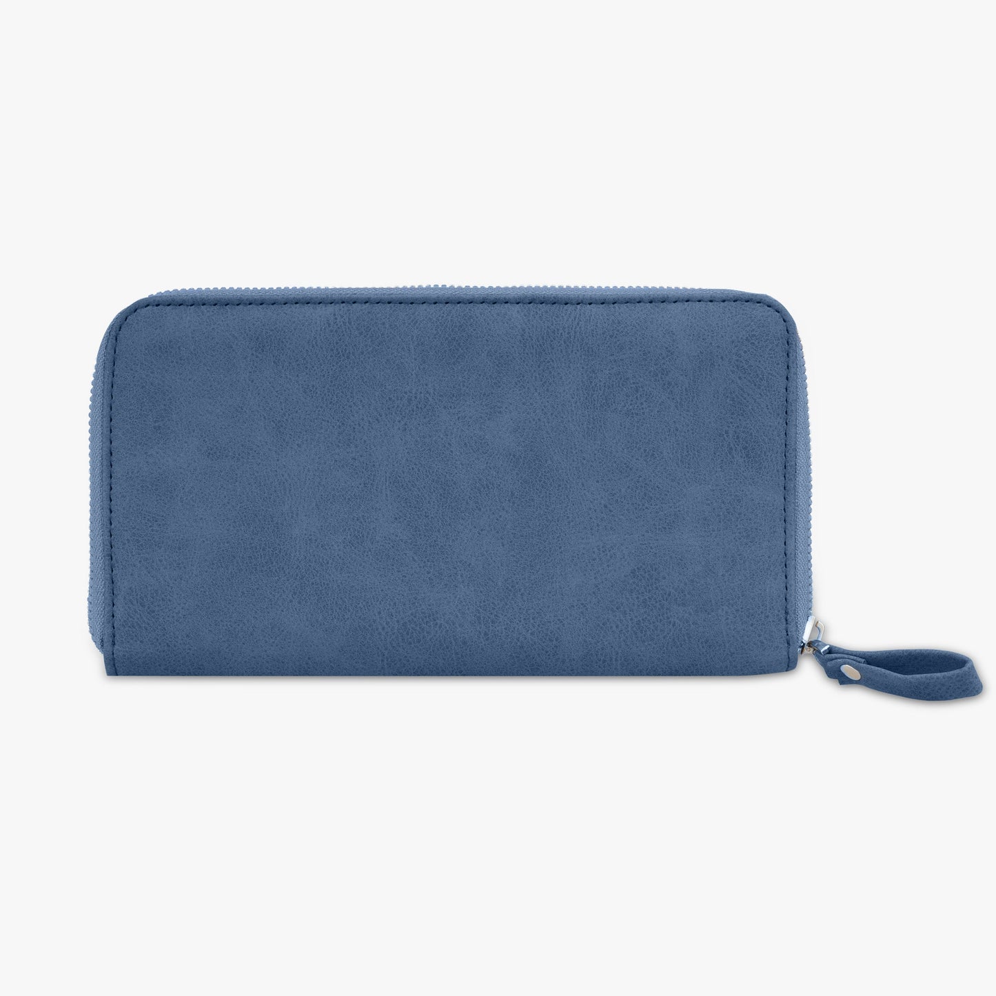 Personalized Suede Leather Zipper Clutch For Her