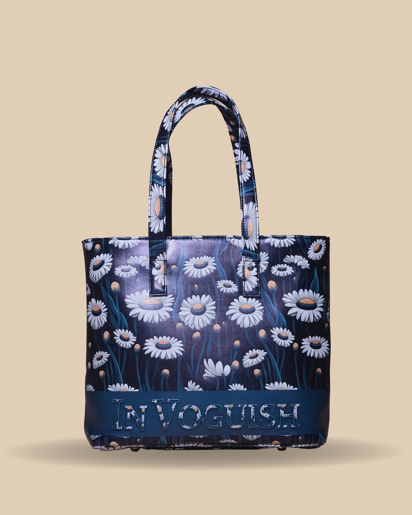 Customized Shoulder Tote Bag with Beautiful Floral design