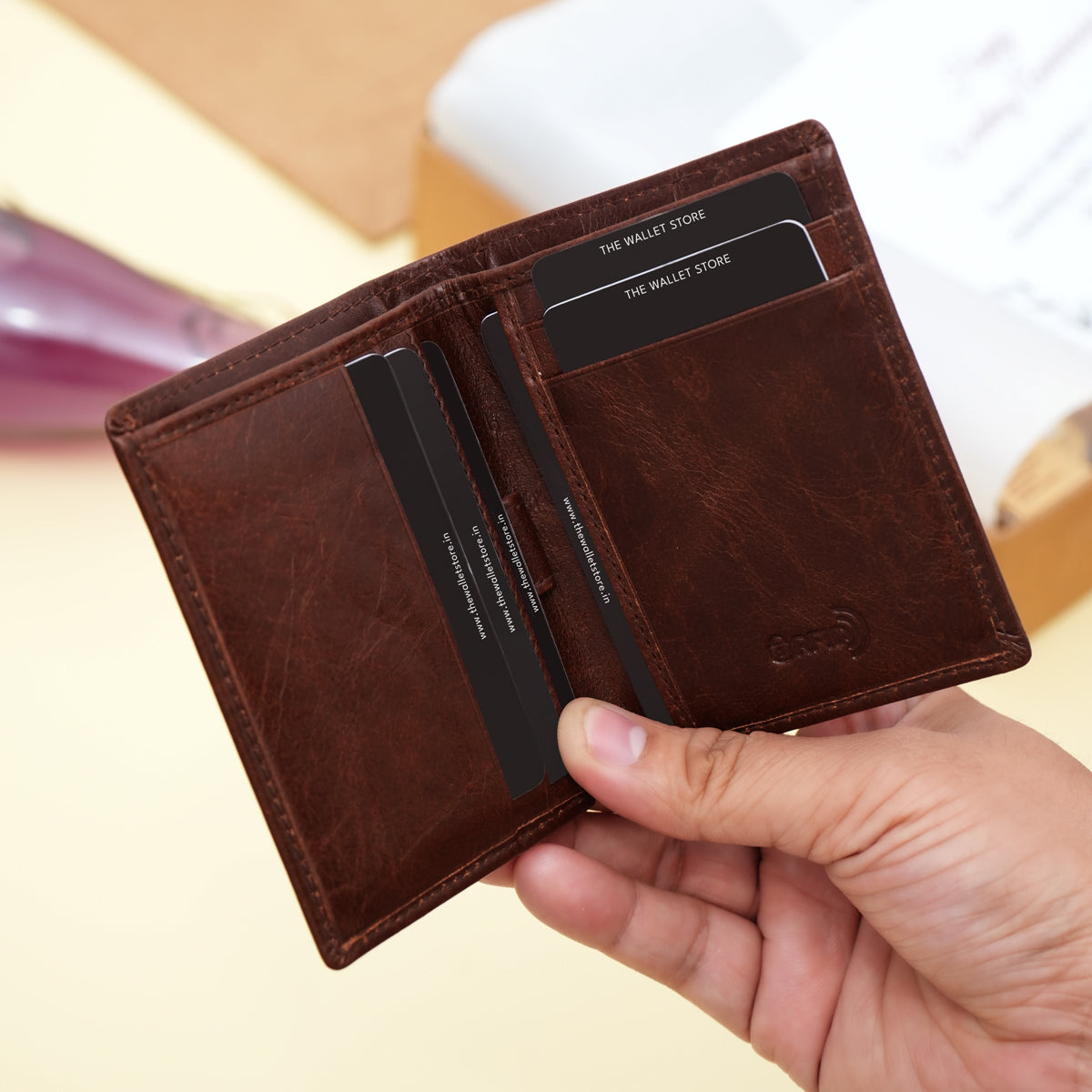 Supreme Leather Wallet With RFID Theft Protection