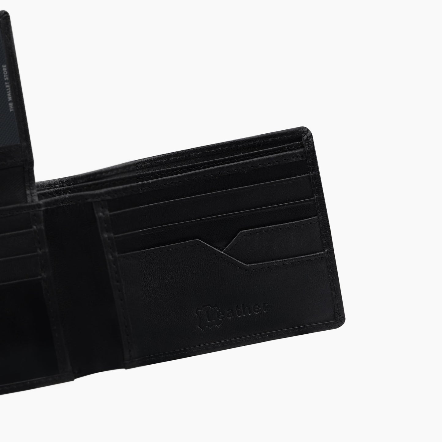 Eternal Solid Leather Wallet For Men - Black