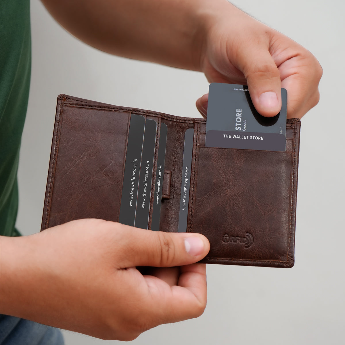 Supreme Leather Wallet With RFID Theft Protection