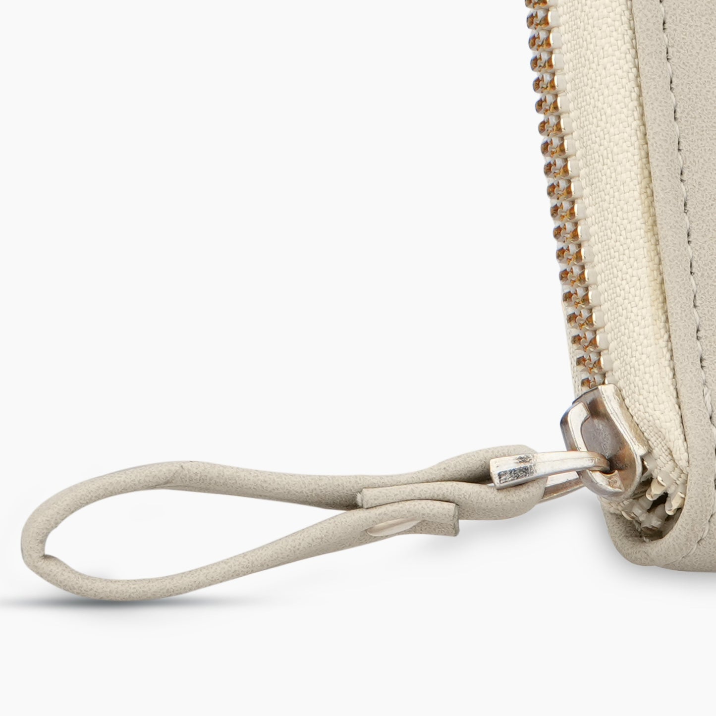 Personalized Suede Leather Zipper Clutch For Her