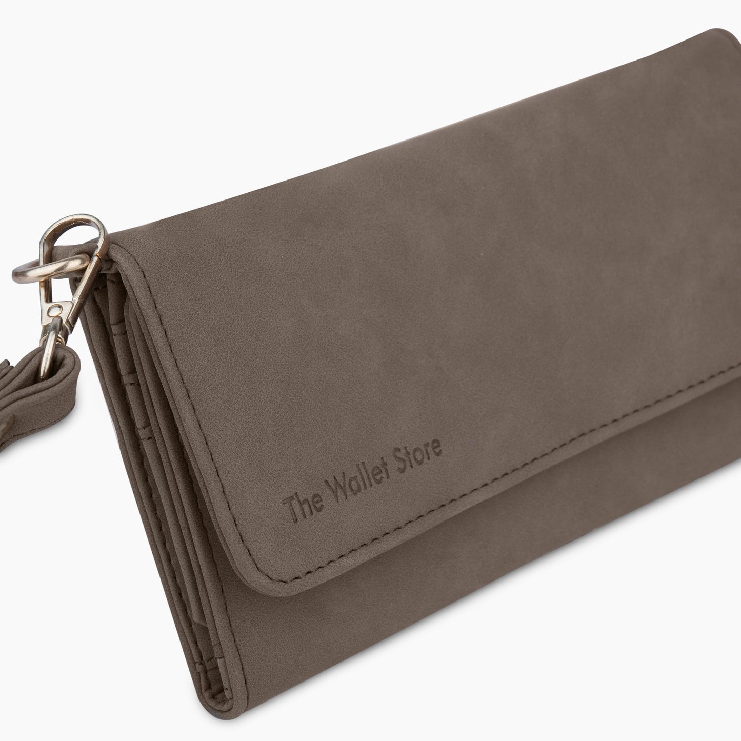 Personalized Suede Leather Clutch For Women