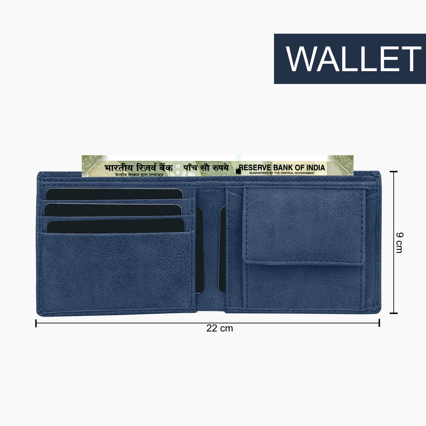 Regal Suede Leather Bi-Fold Wallet