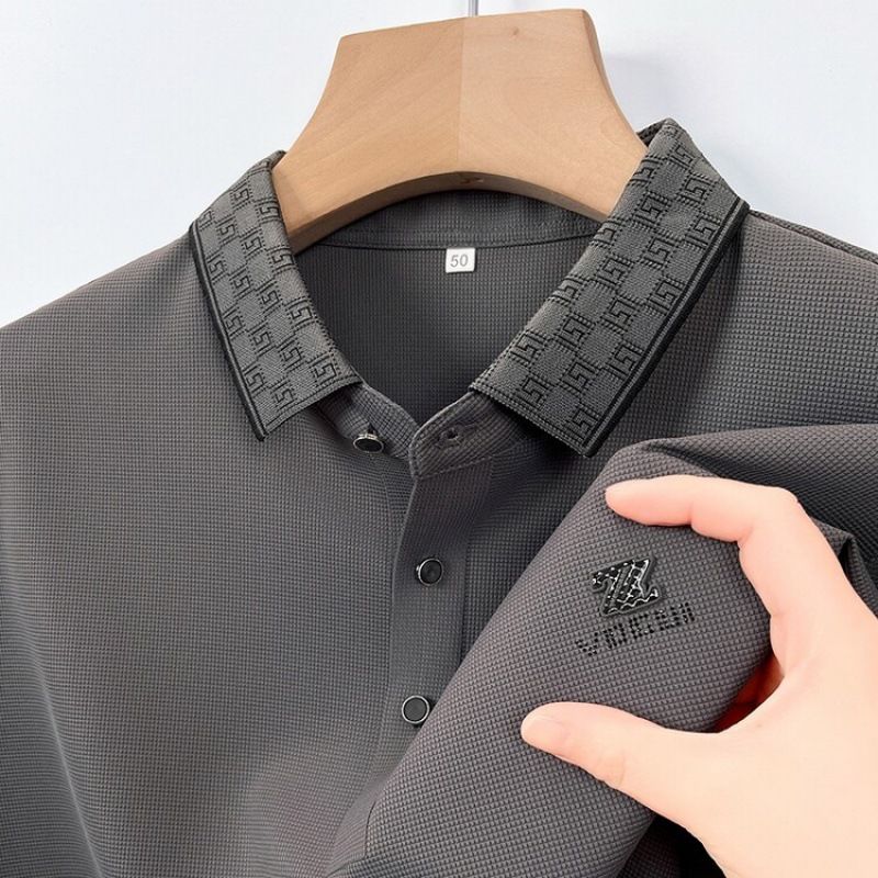 Dynamic Wave Polo T-Shirt: Effortless Motion in Every Thread