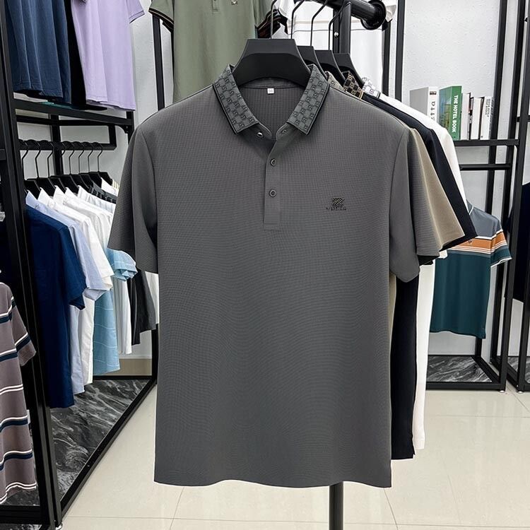Dynamic Wave Polo T-Shirt: Effortless Motion in Every Thread