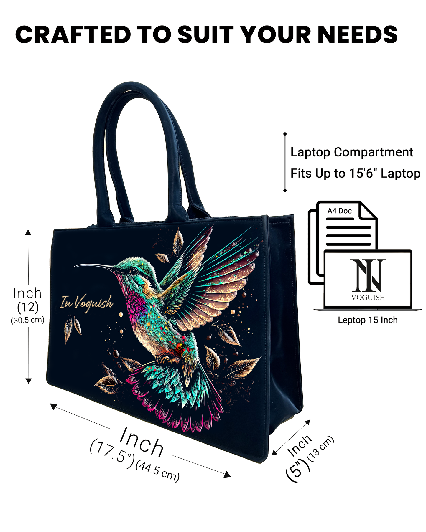 Beautiful Flying Sparrow IN VOGUISH Tote Bag