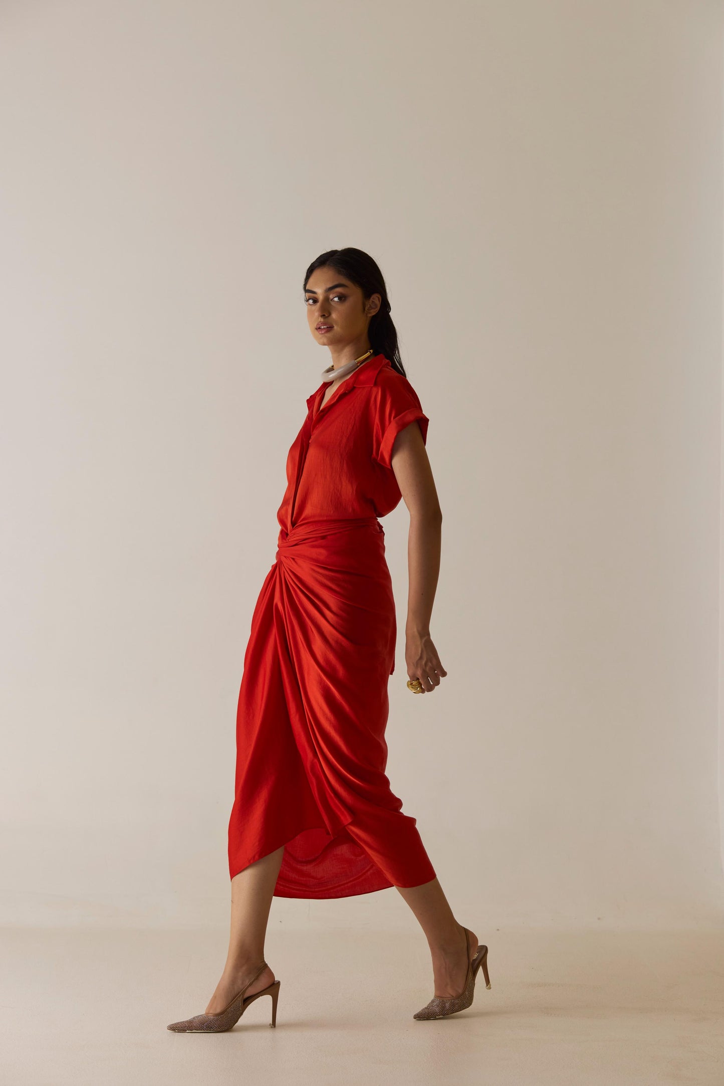 Luna Co-ord set Red