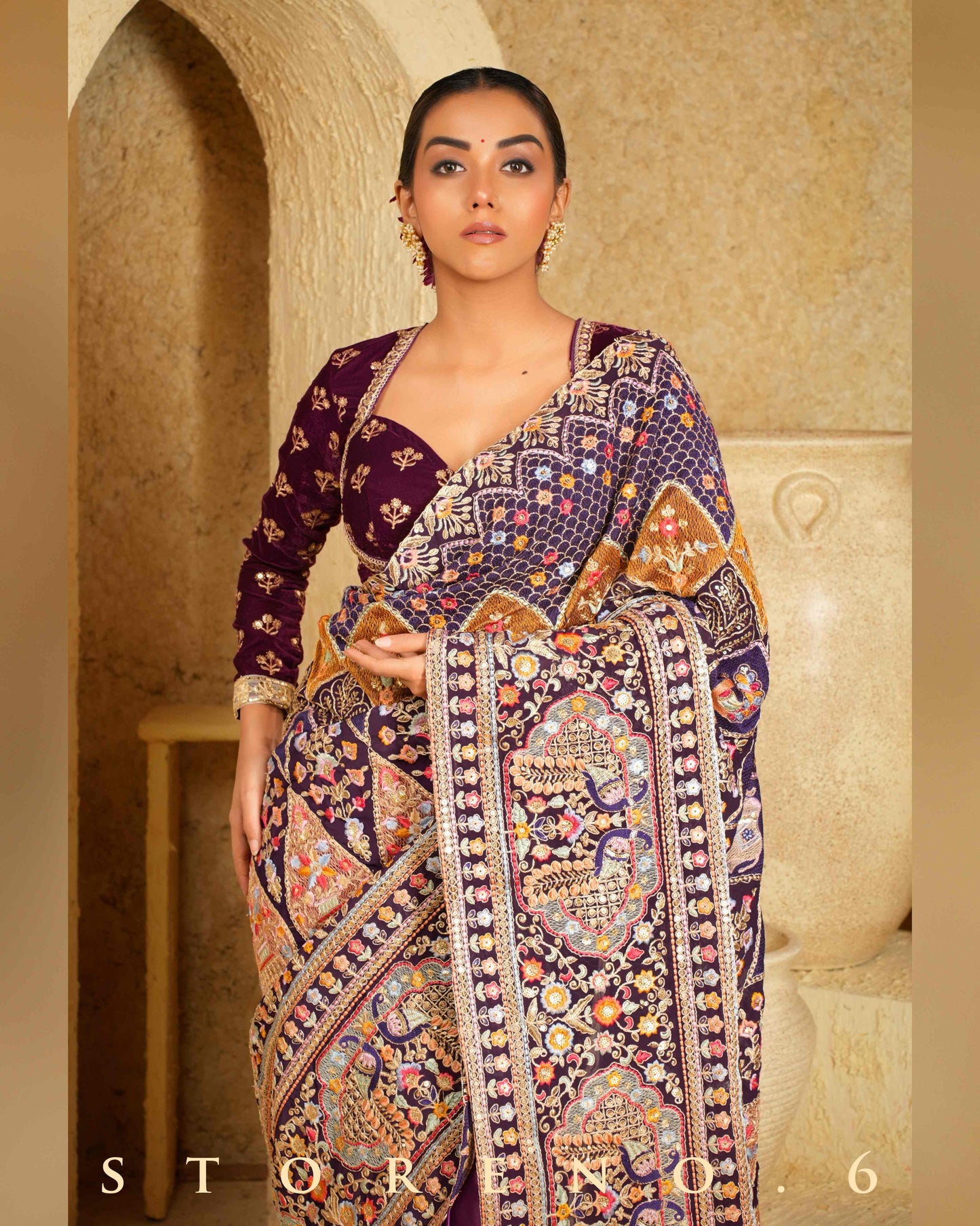 ORCHID OPERA SAREE