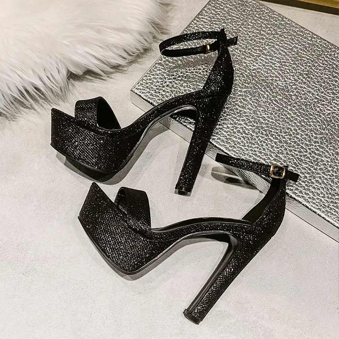 Glitzy Glam Heels