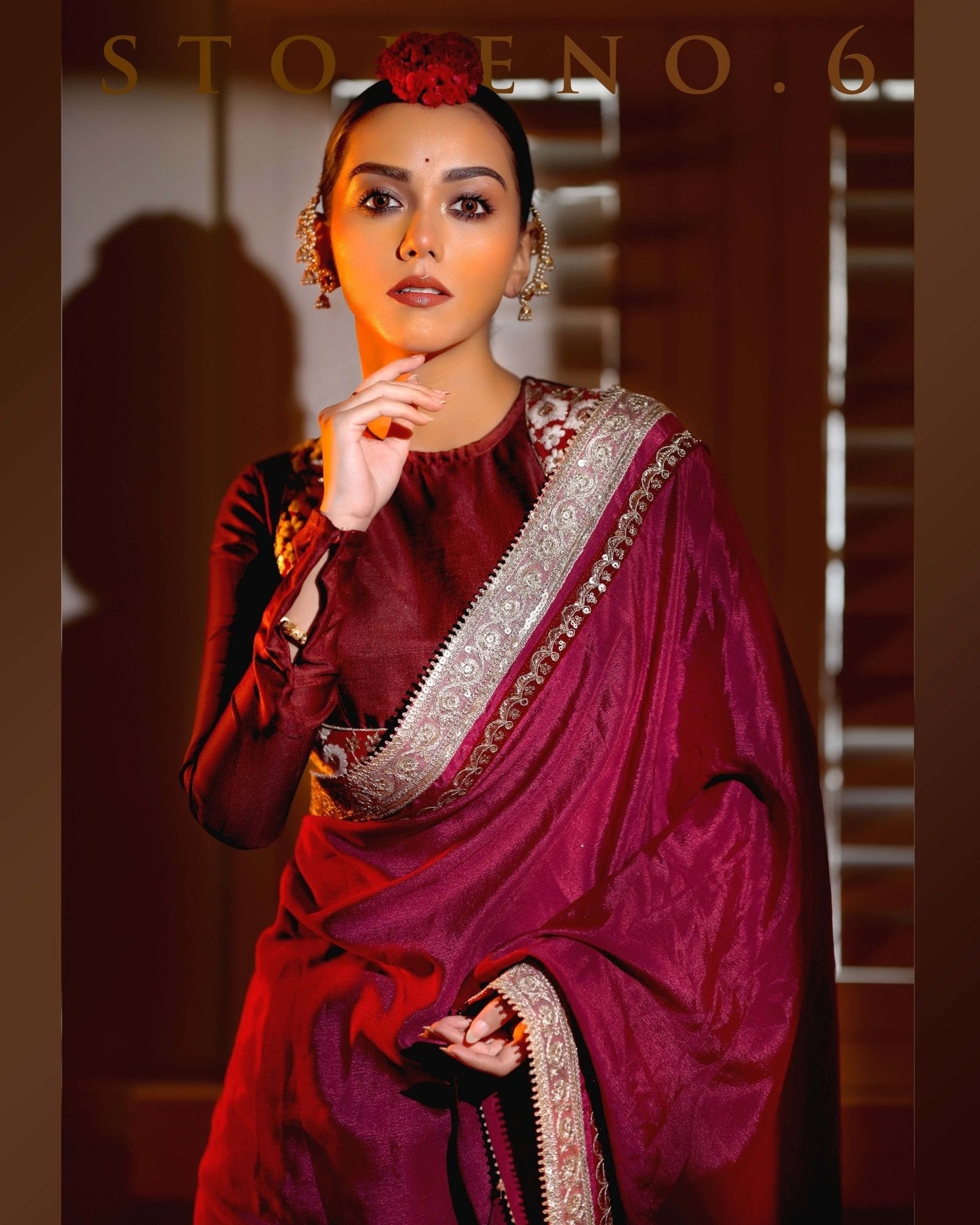 RAISIN ROMANCE READY-TO-WEAR SAREE
