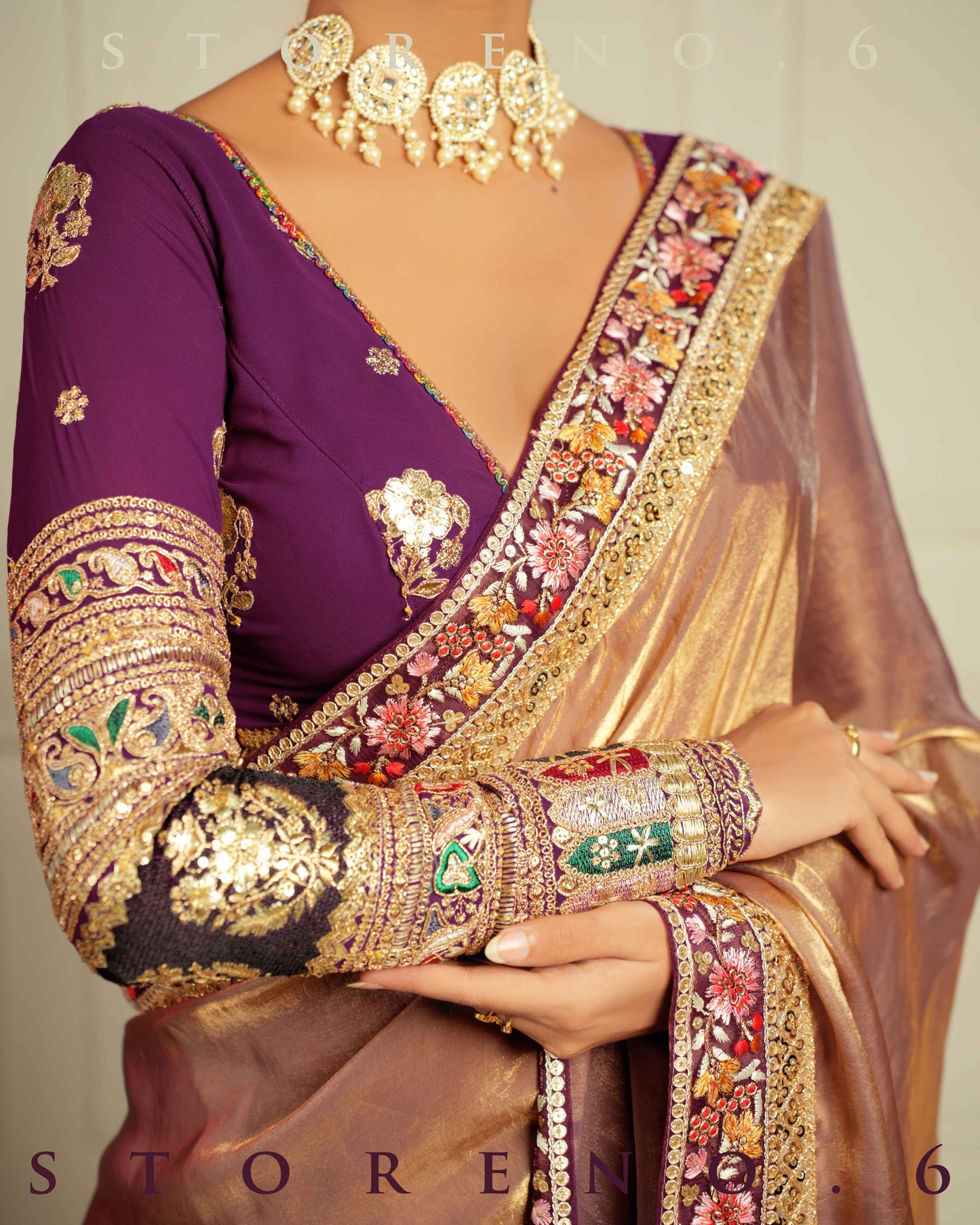 THE IMPERIAL TWILIGHT SHIMMER SAREE