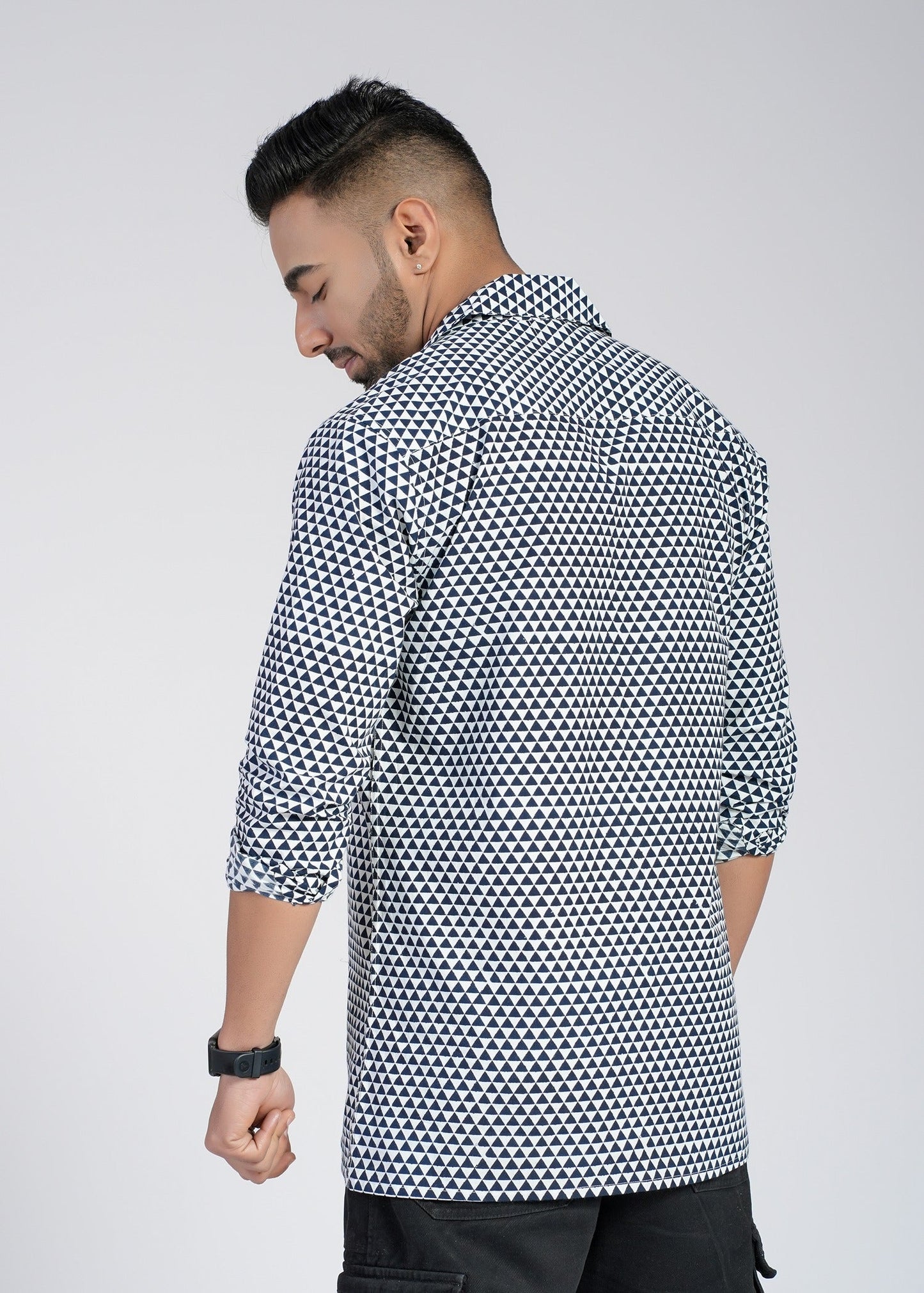 Cotton Poplin Full Sleeve Printed Shirt