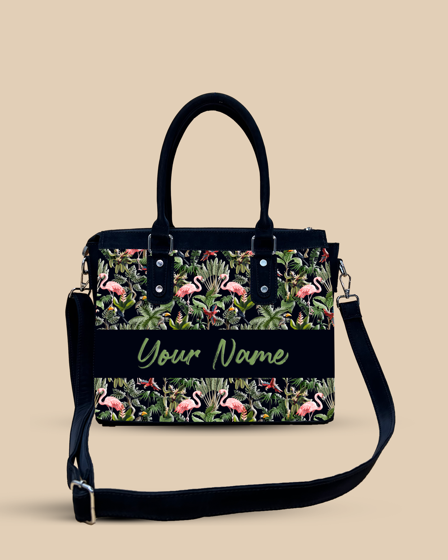 Aurelia Flamingo And Colorful Parrot Designer Sling Bag for Everyday Use