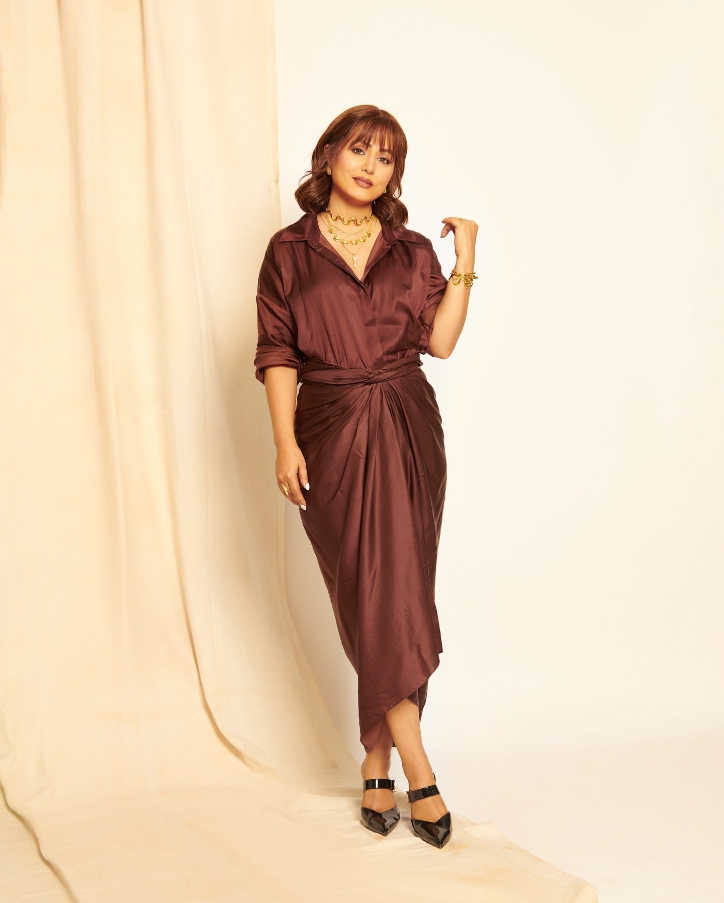 Raina Set Brown