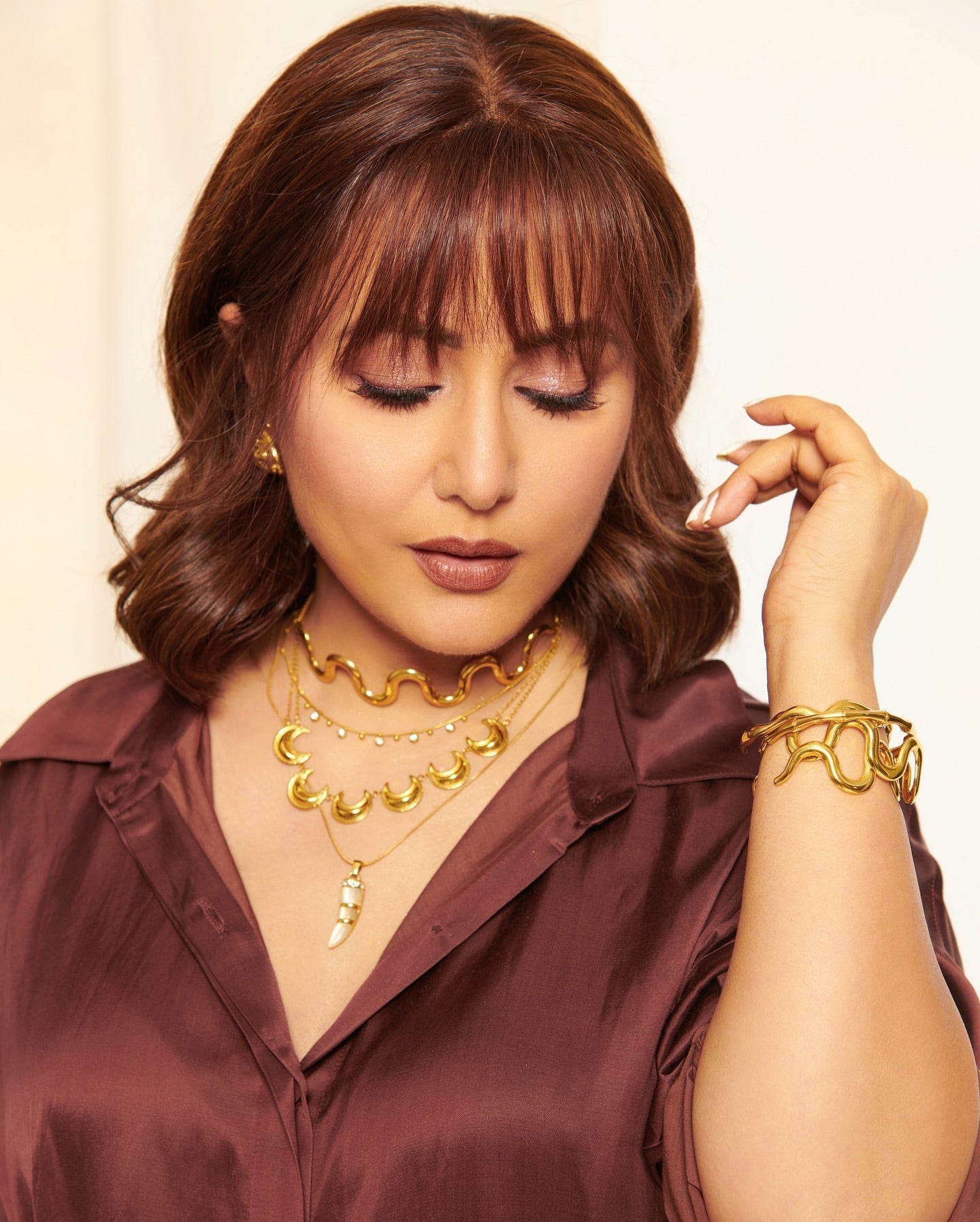 Raina Set Brown