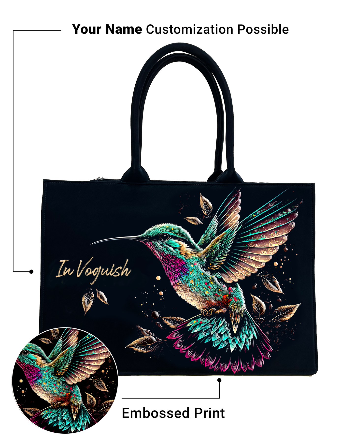 Beautiful Flying Sparrow IN VOGUISH Tote Bag