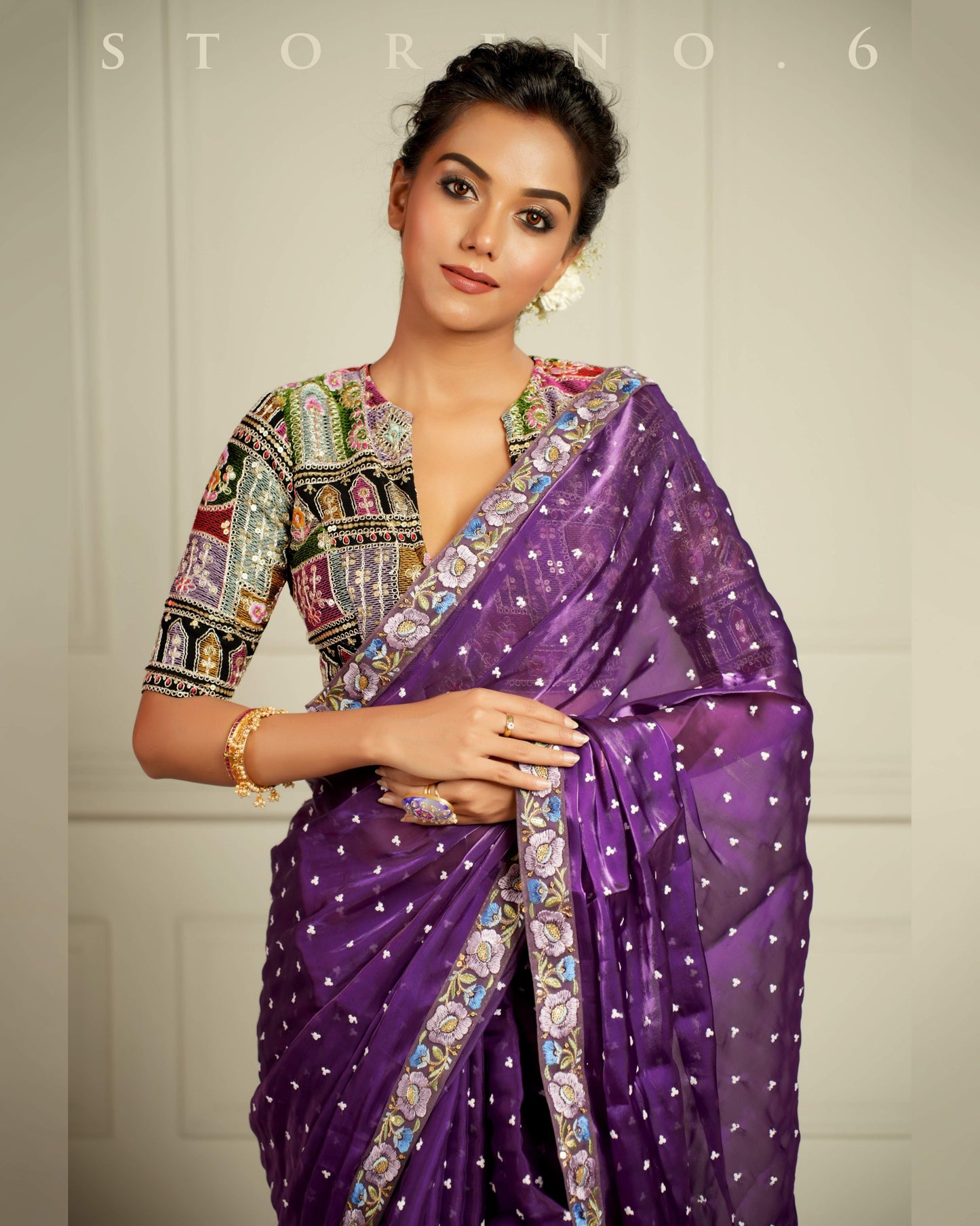 THE AMETHYST AFFAIR SAREE