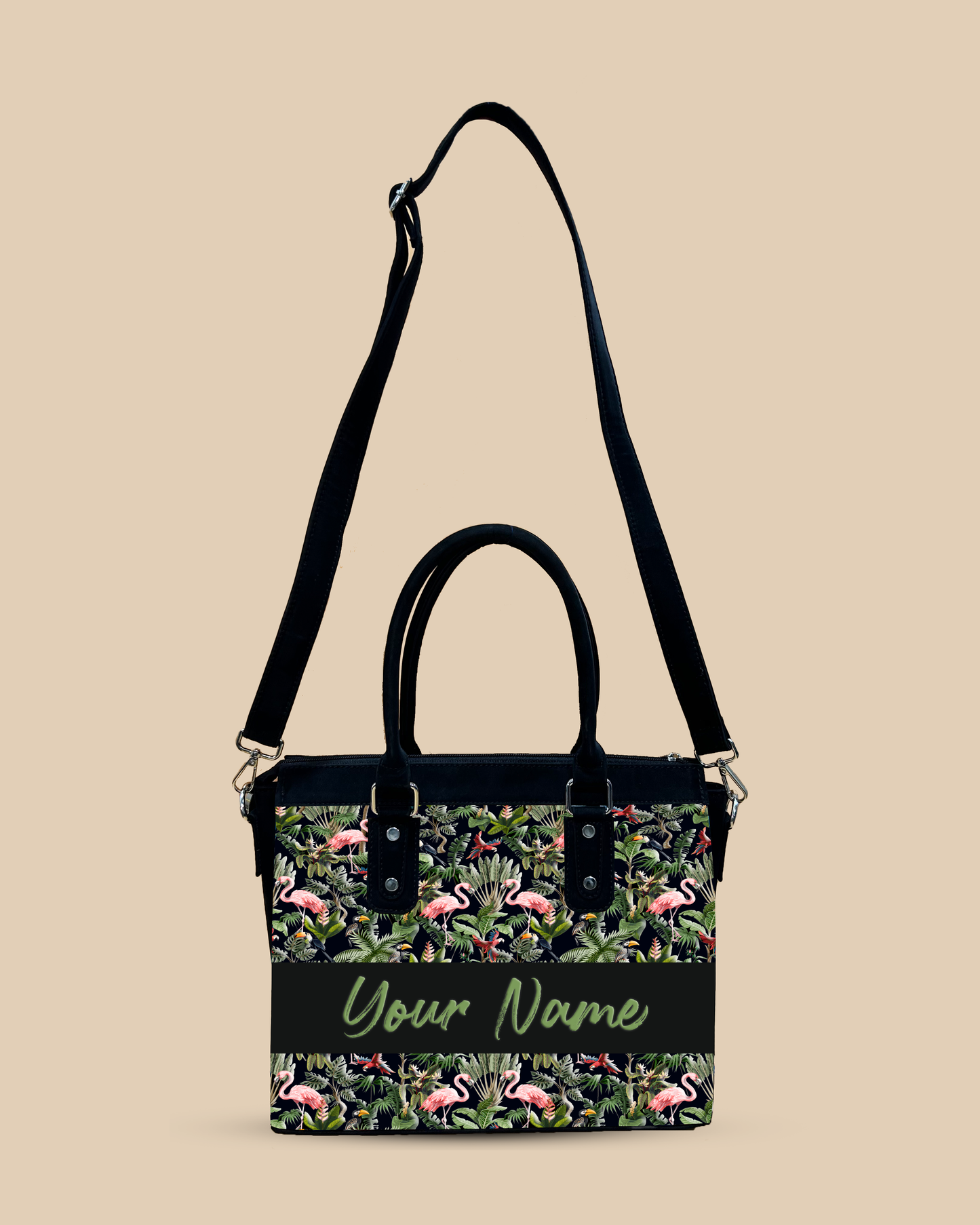 Aurelia Flamingo And Colorful Parrot Designer Sling Bag for Everyday Use