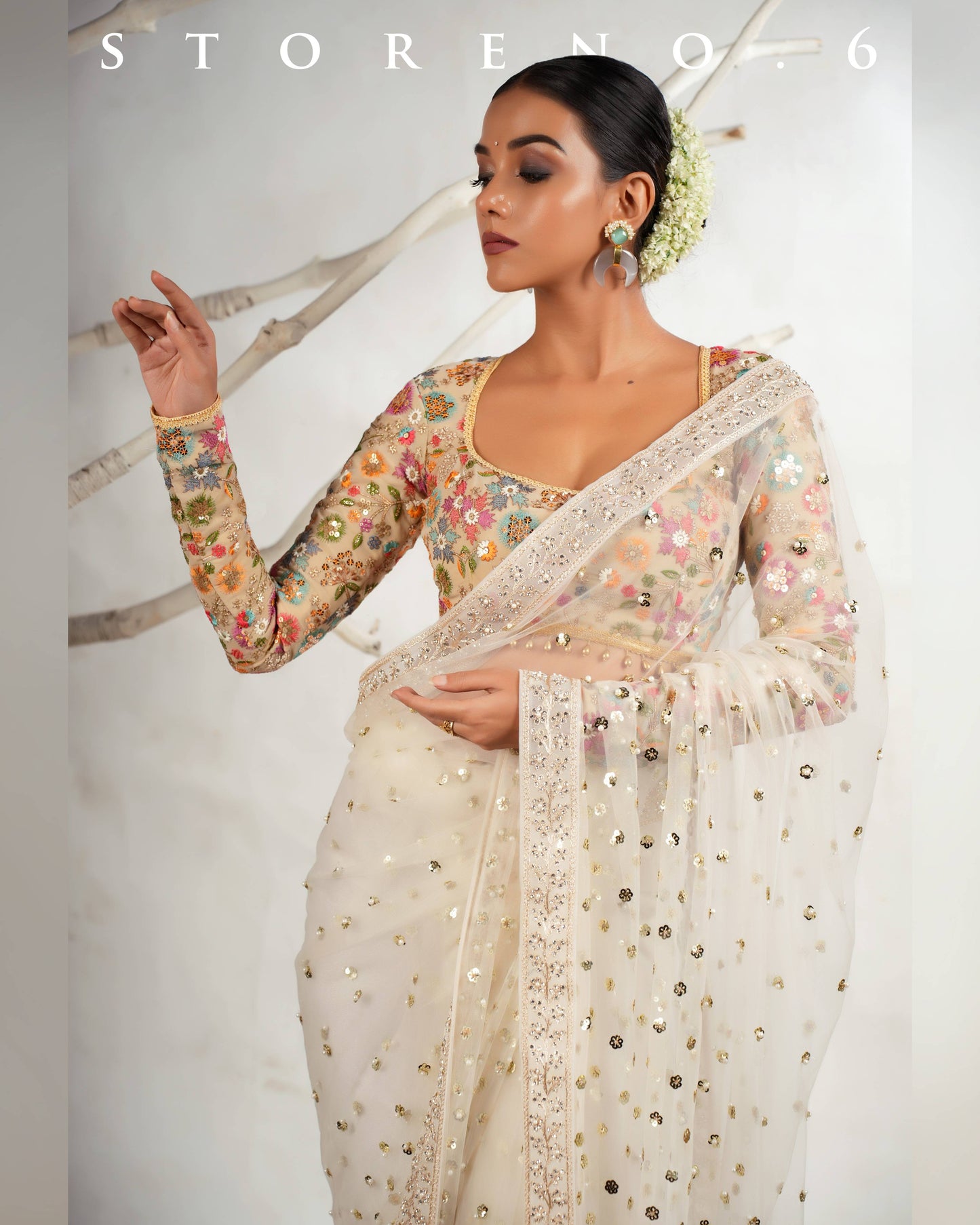 THE FROST FAME SAREE