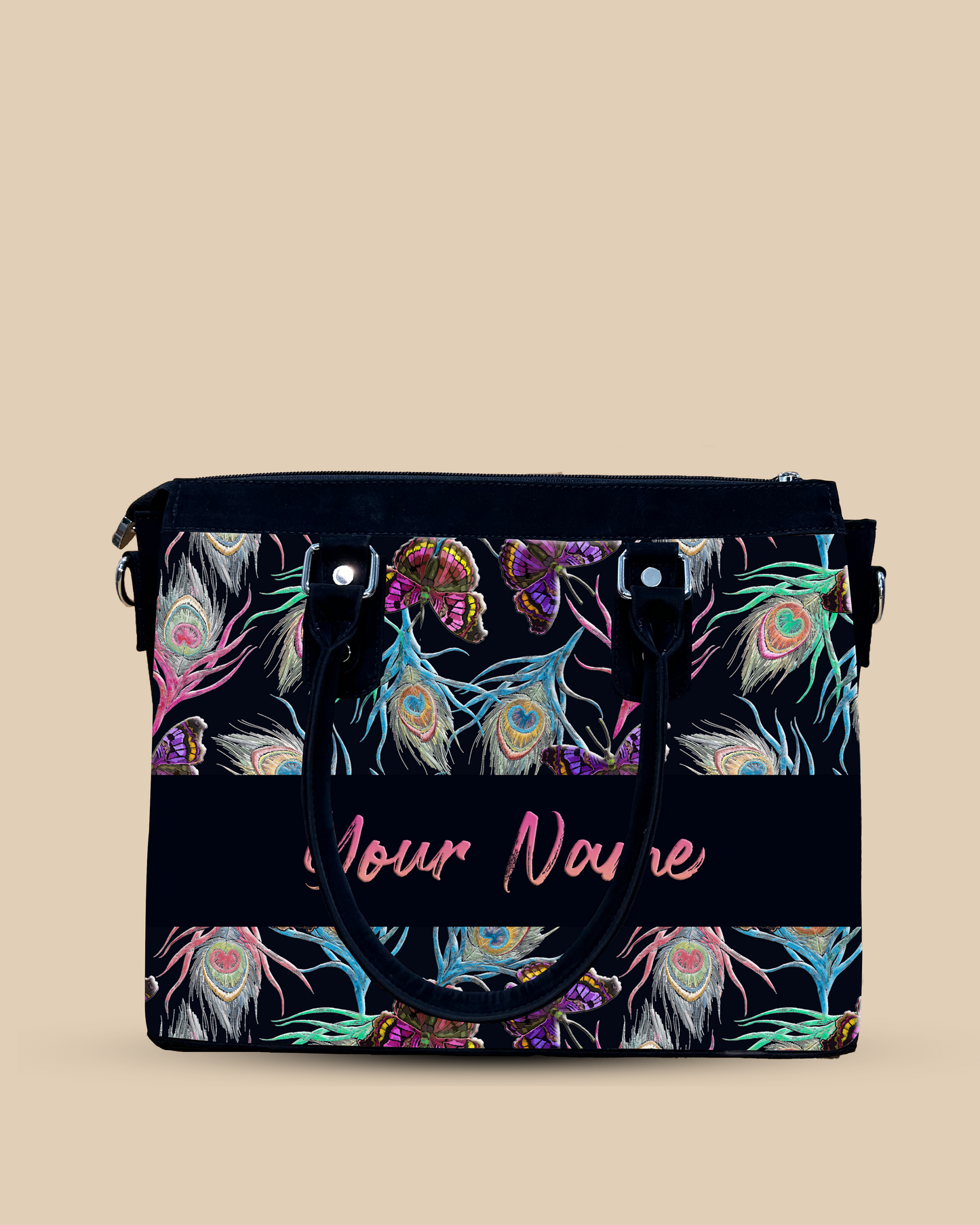 Aurelia colorful peacock feather Designer Sling Bag for Everyday Use