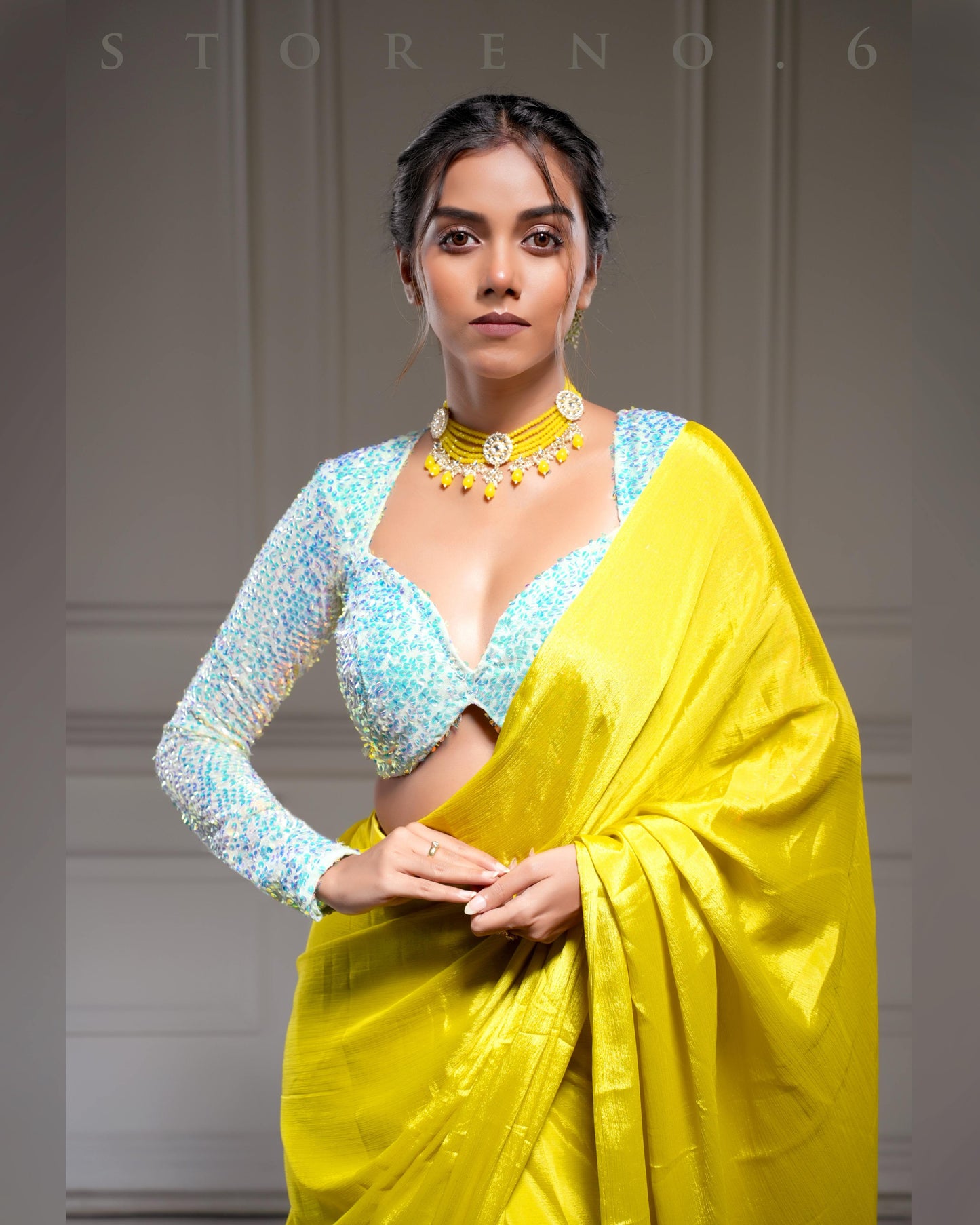 NEON NIRVANA SAREE