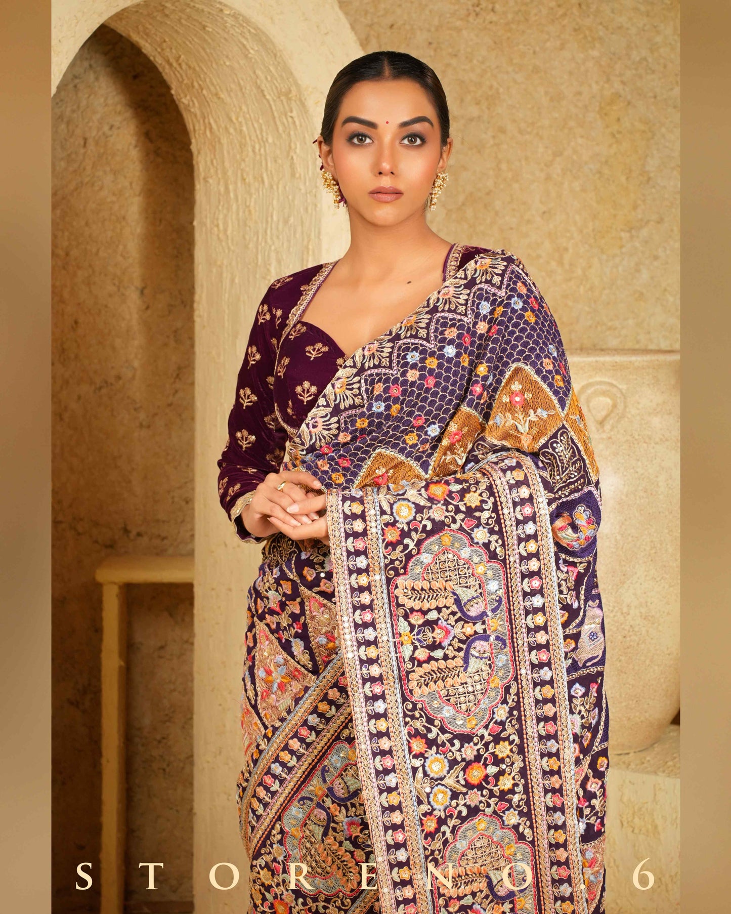 ORCHID OPERA SAREE