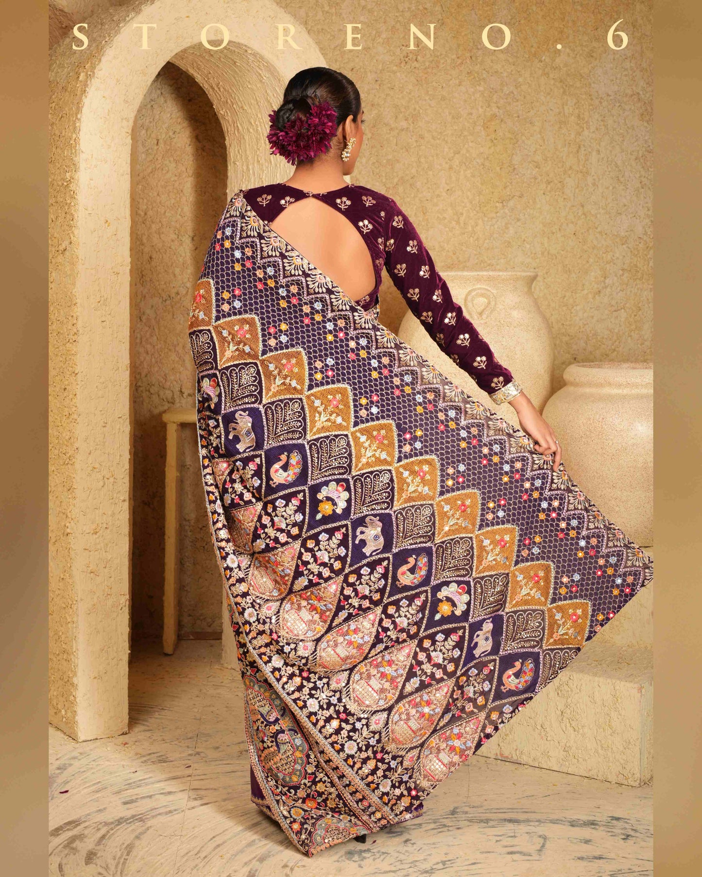 ORCHID OPERA SAREE