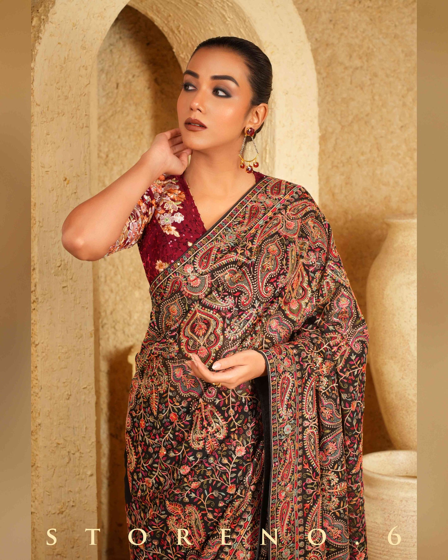 ONYX OPERA SAREE