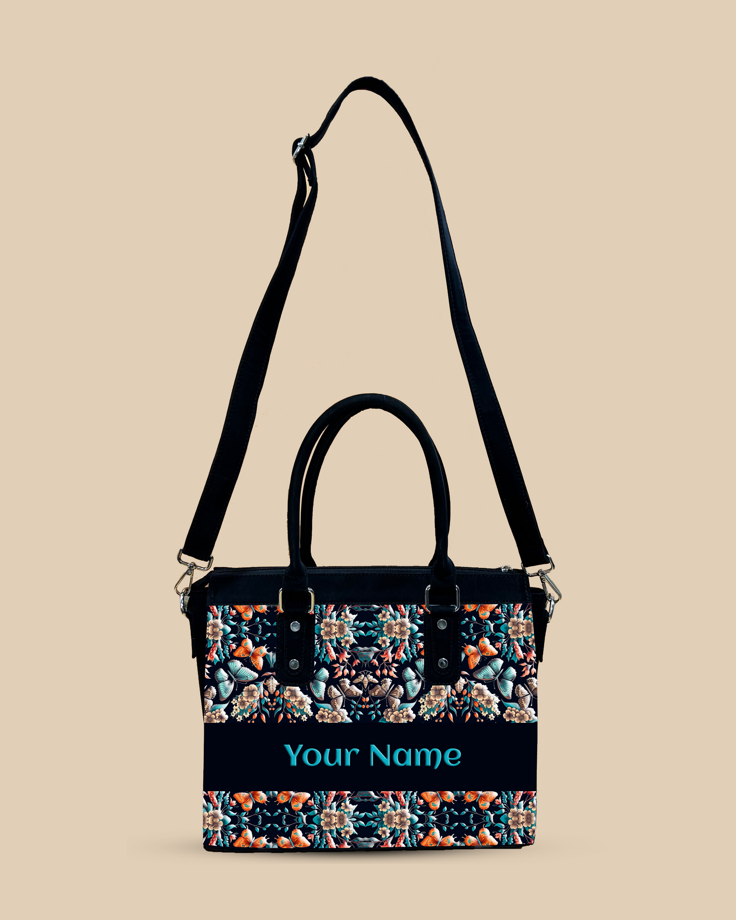 Aurelia Beautiful Boho Butterflies With Flowers Designer Sling Bag for Everyday Use