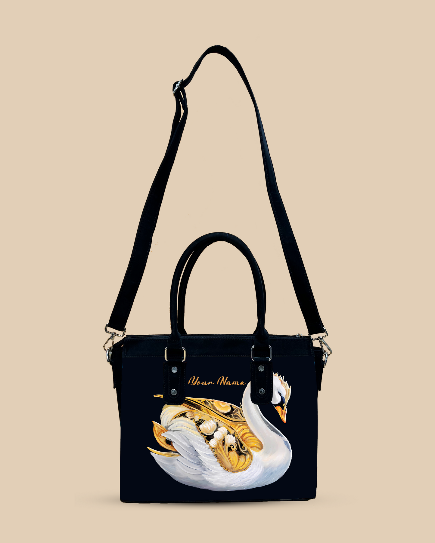 Aurelia Swans Birds Designer Sling Bag for Everyday Use