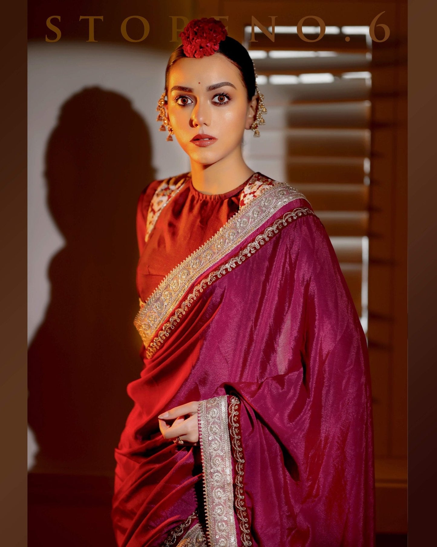RAISIN ROMANCE READY-TO-WEAR SAREE