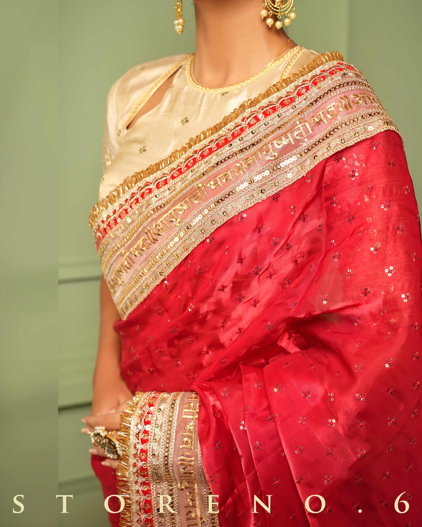 ROYAL RUBY QUEEN SAREE