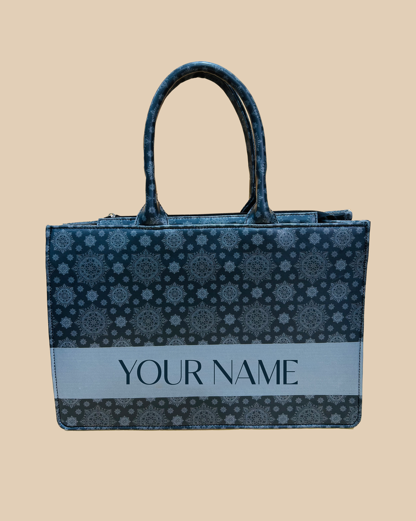 Customized Tote Bag Designed with Ornament Paisley Bandana