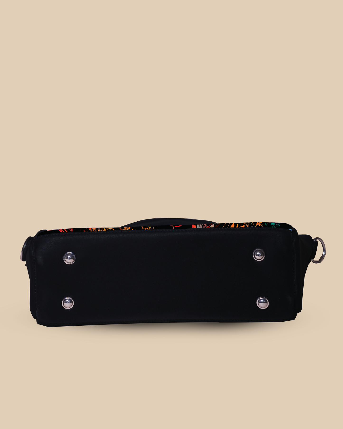 Customized Sling Purse Designed With Growing Nature On Colourfull Bicycle