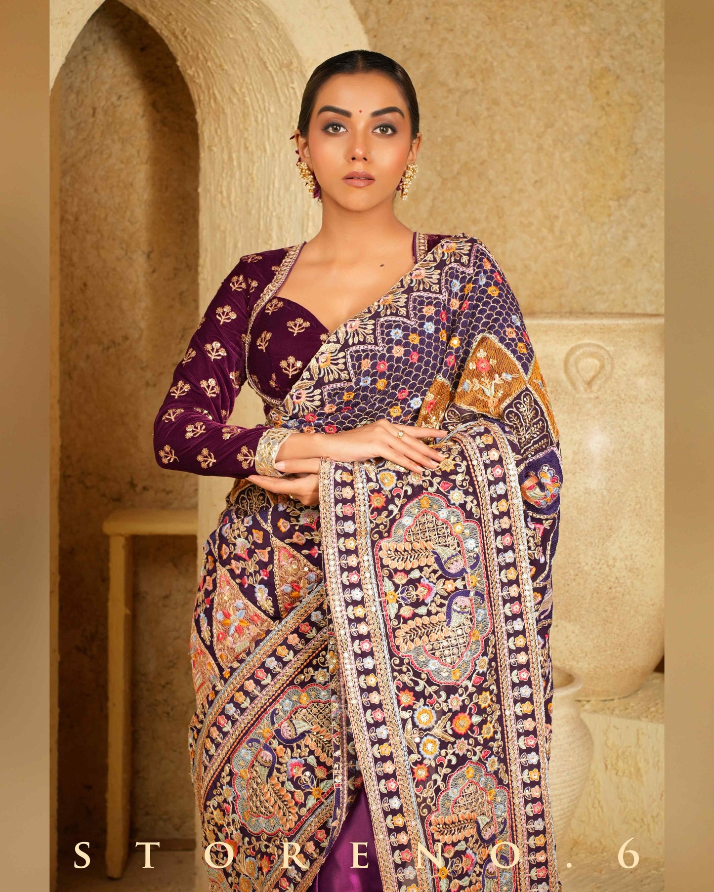 ORCHID OPERA SAREE