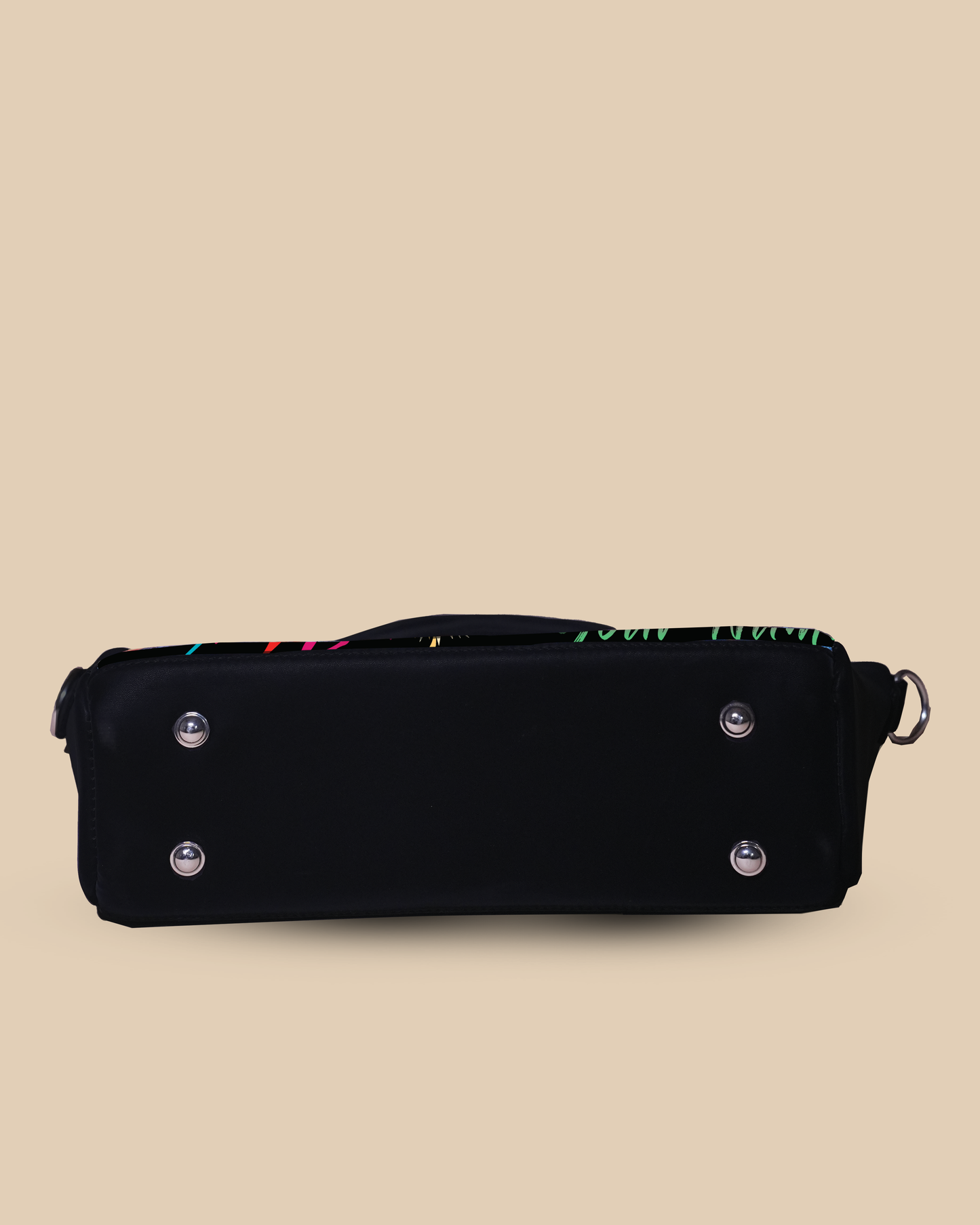 Customized Sling Purse Designed With Colourfull Roaring Bangal Tiger