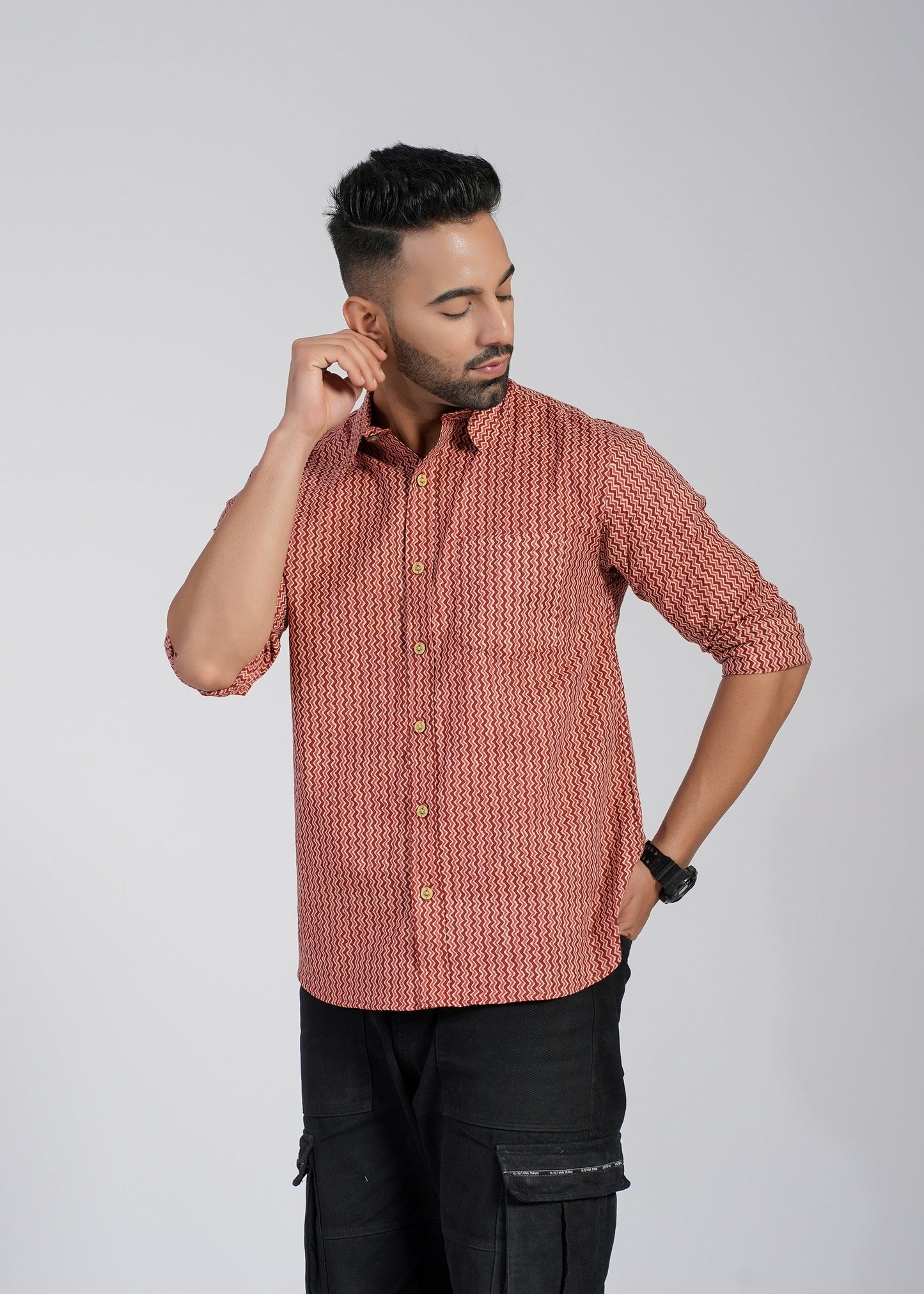 Cotton Printed Full Sleeve Shirt